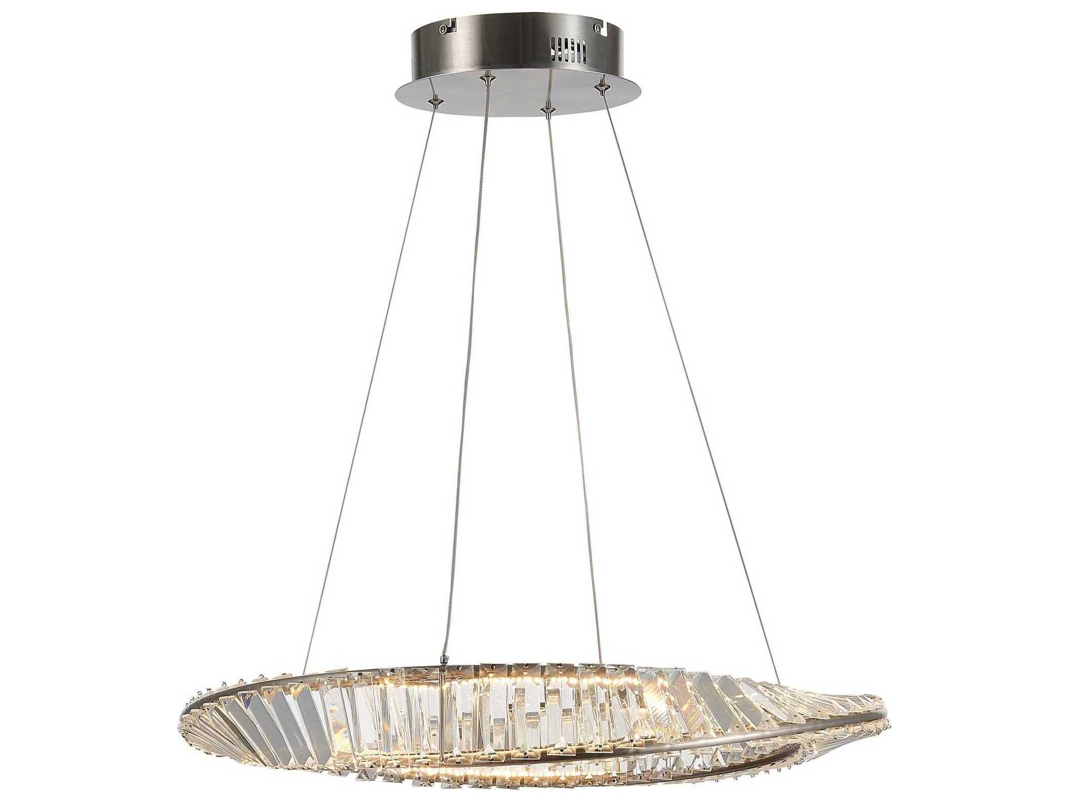 Artcraft Stella Satin Nickel Round Pendant