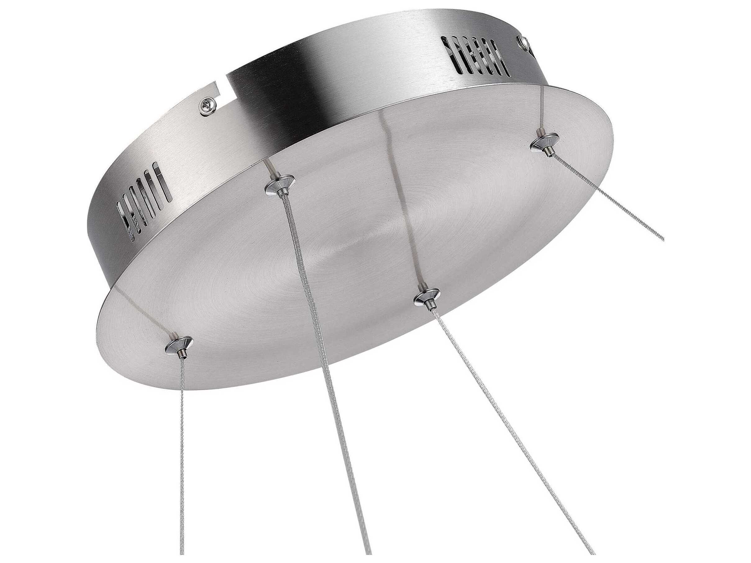 Artcraft Stella Satin Nickel Round Pendant