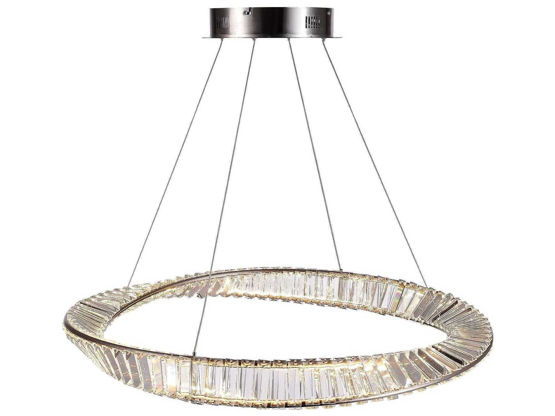 Artcraft Stella Satin Nickel Round Pendant