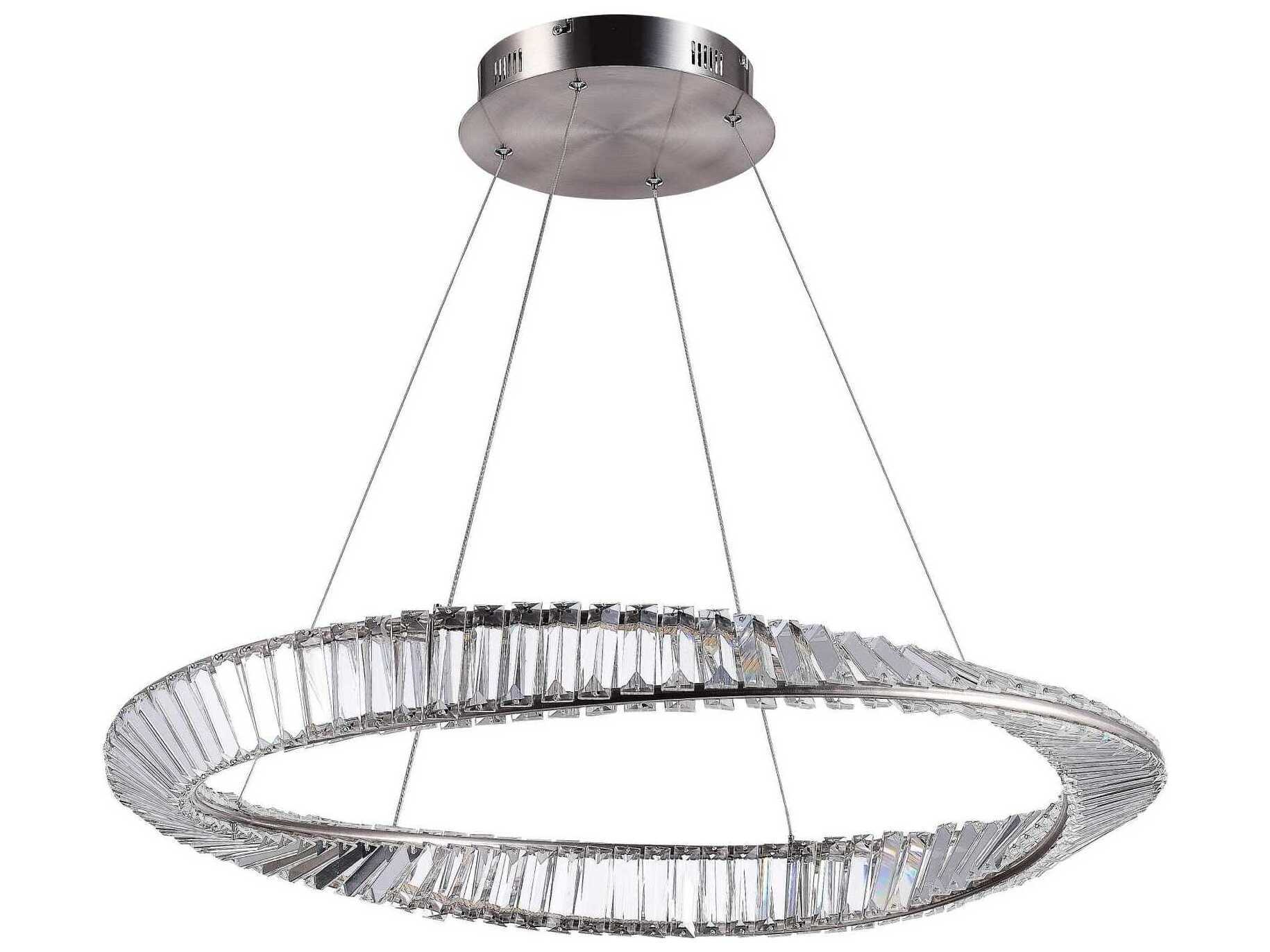 Artcraft Stella Satin Nickel Round Pendant