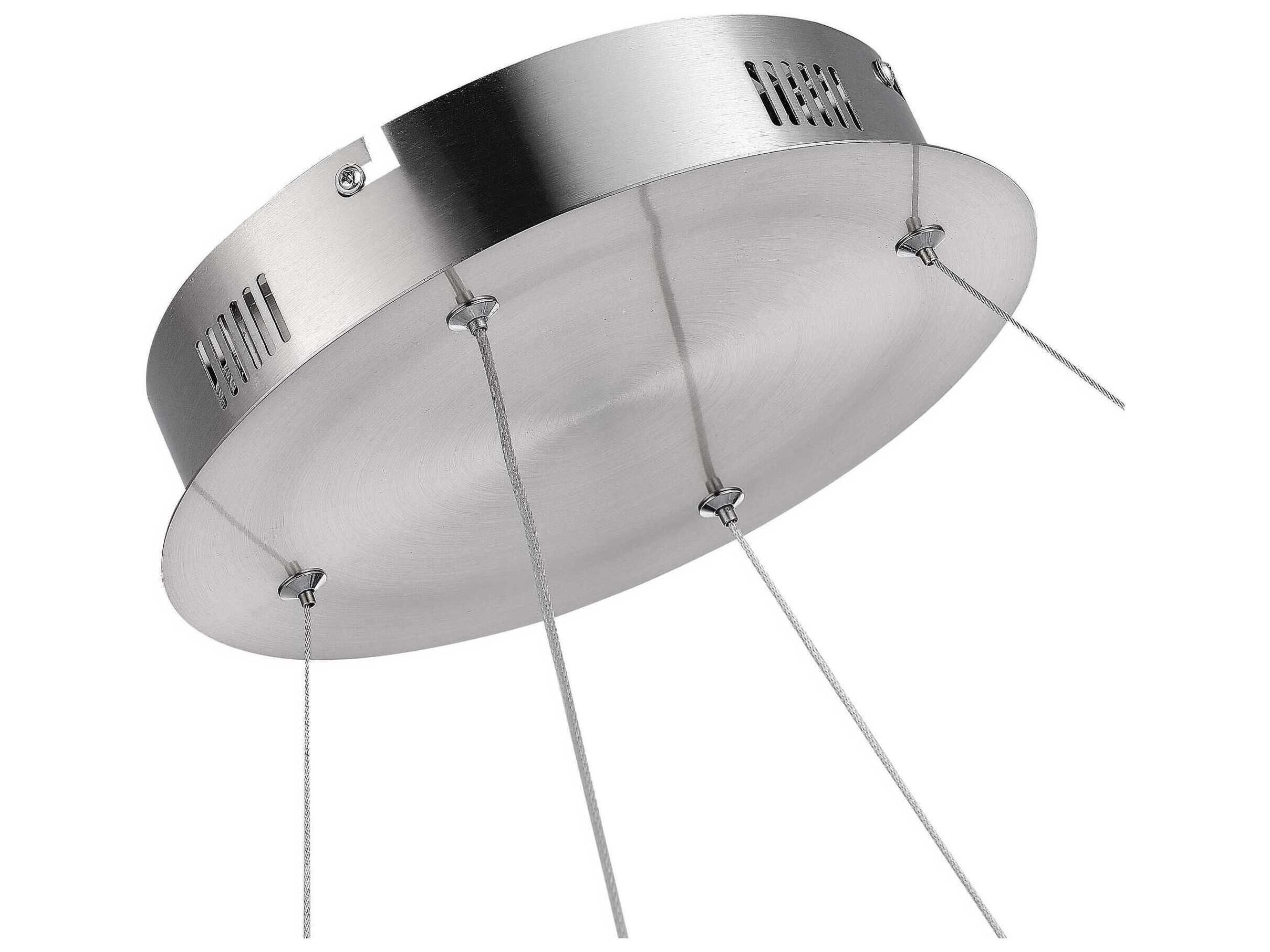 Artcraft Stella Satin Nickel Round Pendant