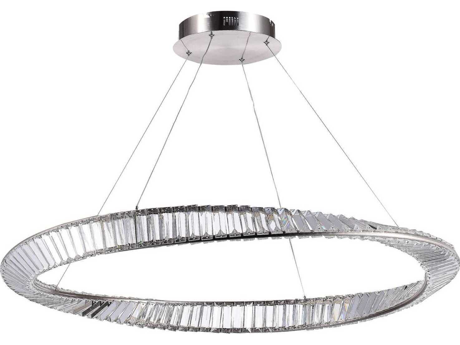 Artcraft Stella Satin Nickel Round Pendant