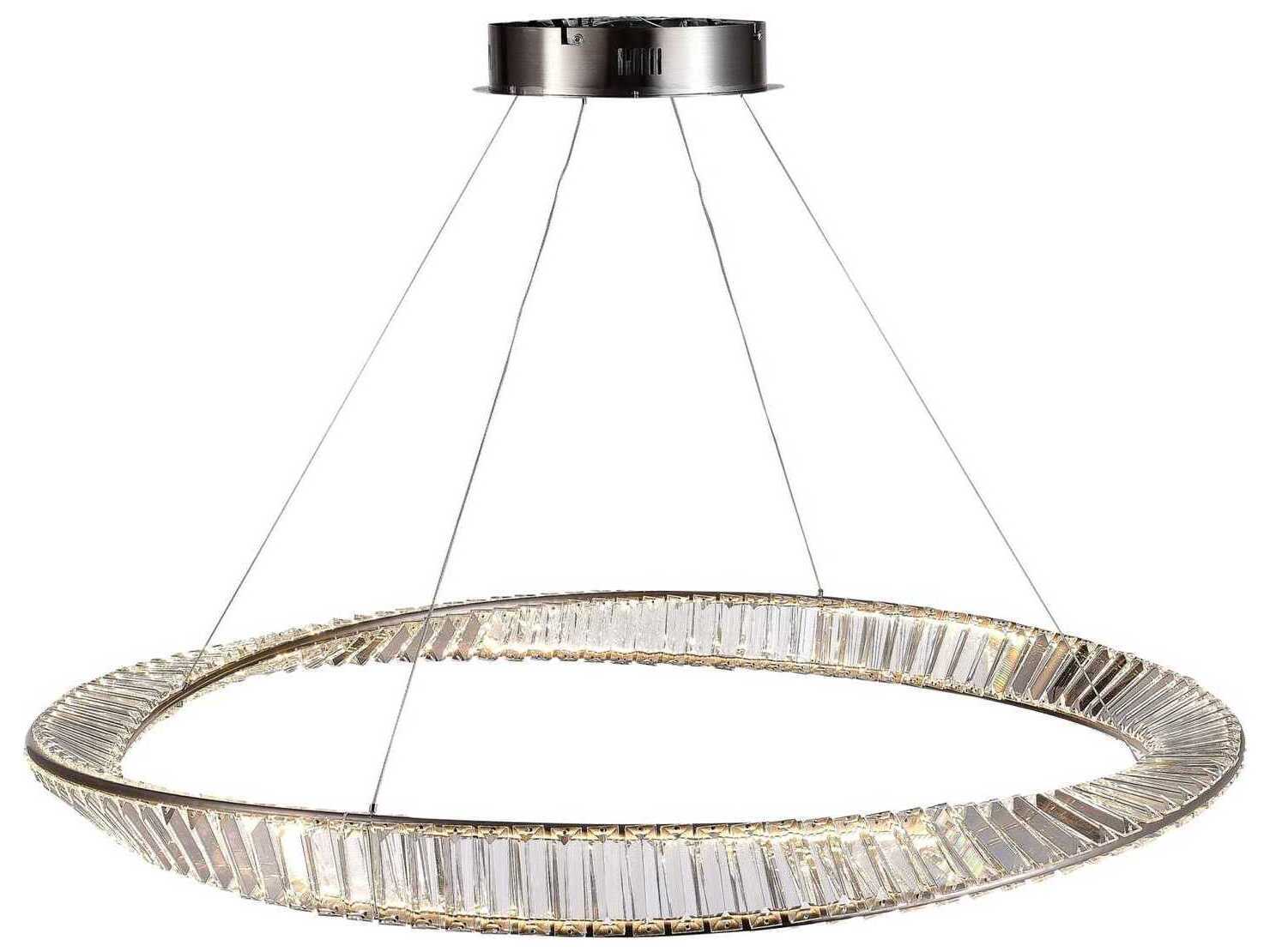Artcraft Stella Satin Nickel Round Pendant