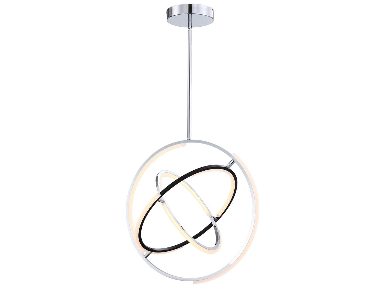 Artcraft Trilogy Polished Nickel Geometric Pendant