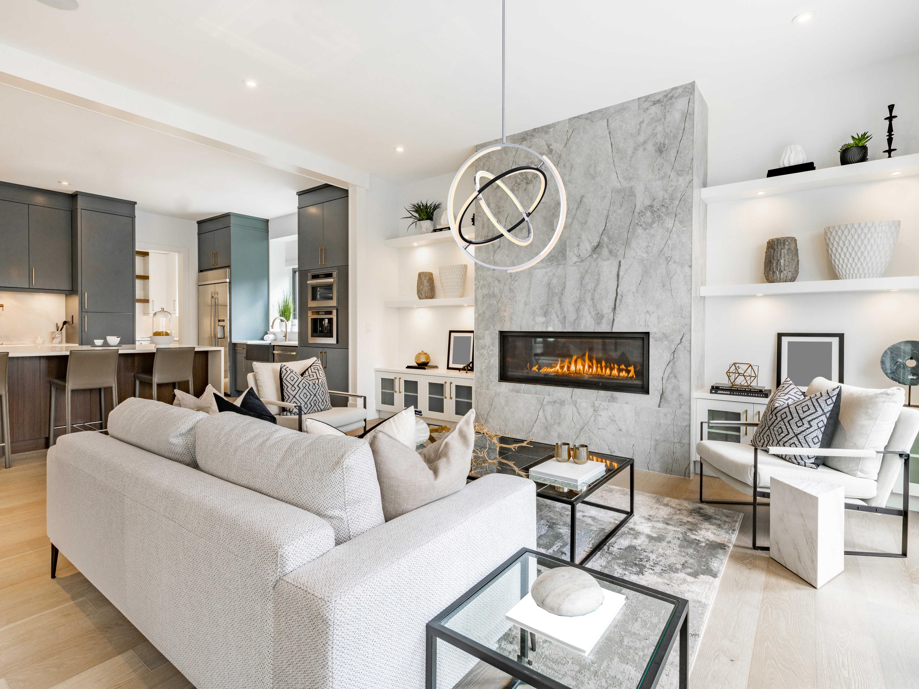 Artcraft Trilogy Polished Nickel Geometric Pendant