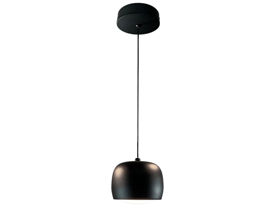 Artcraft Onyx 1-Light Matte Black Mini Pendant