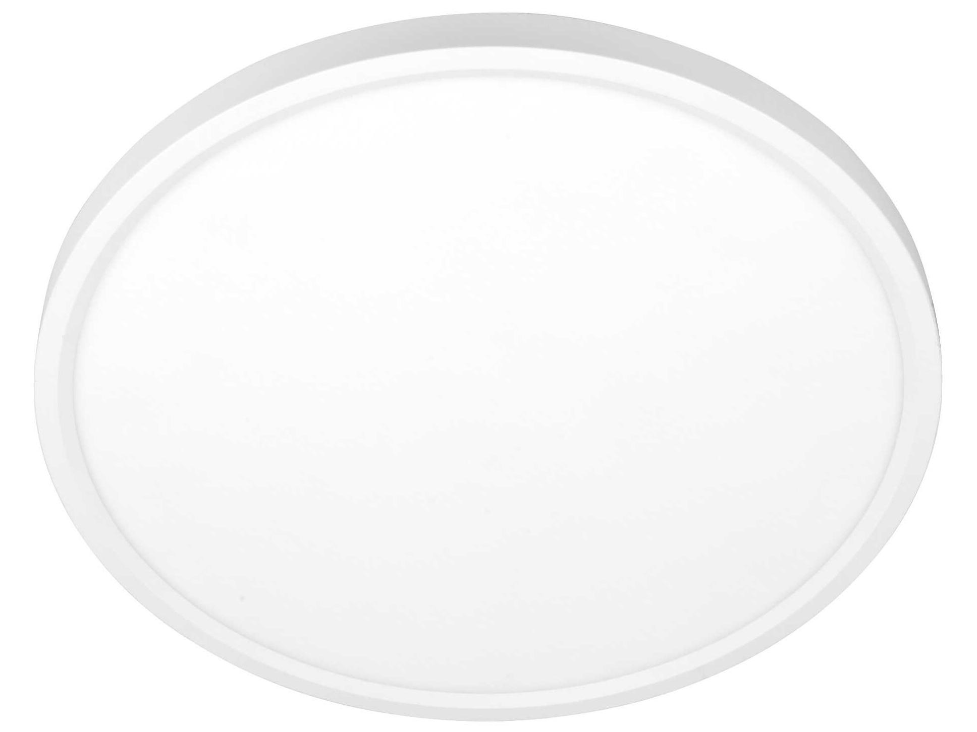 Artcraft 1-Light White LED Round Flush Mount