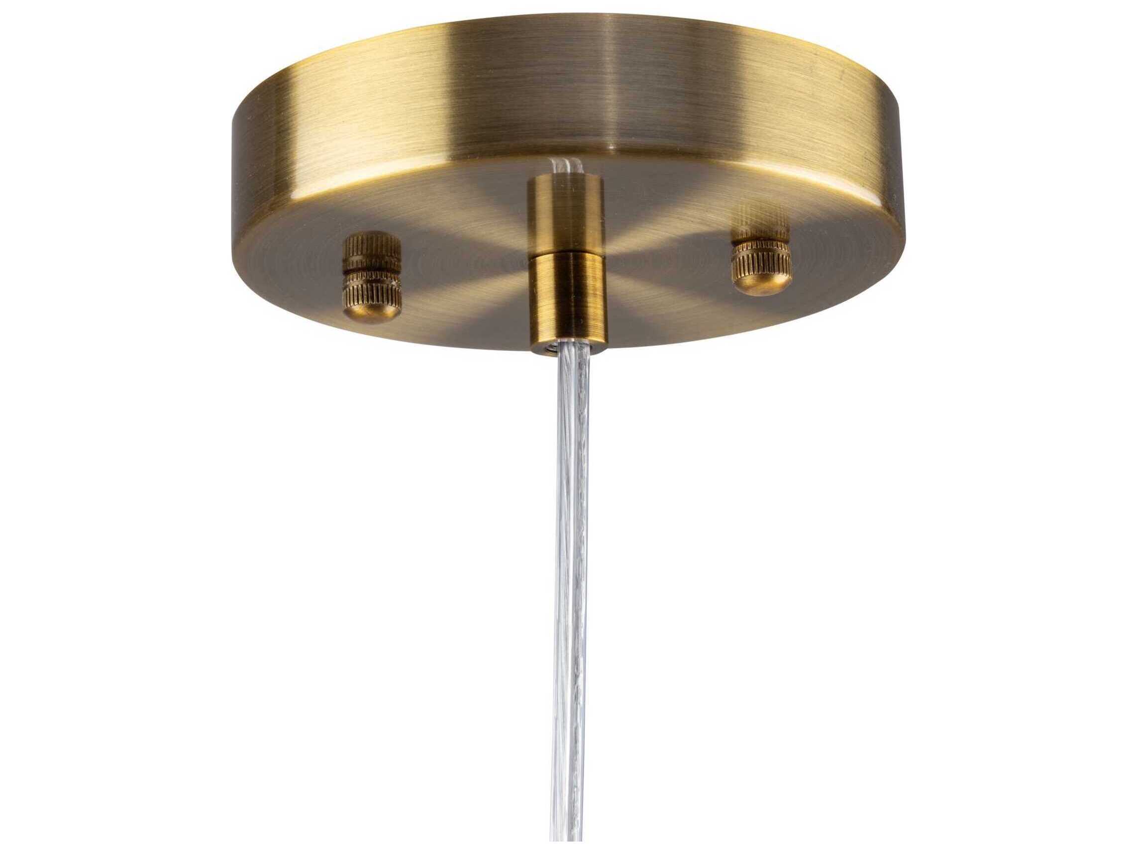 Artcraft Sunnyvale 1-Light Brass Mini Pendant