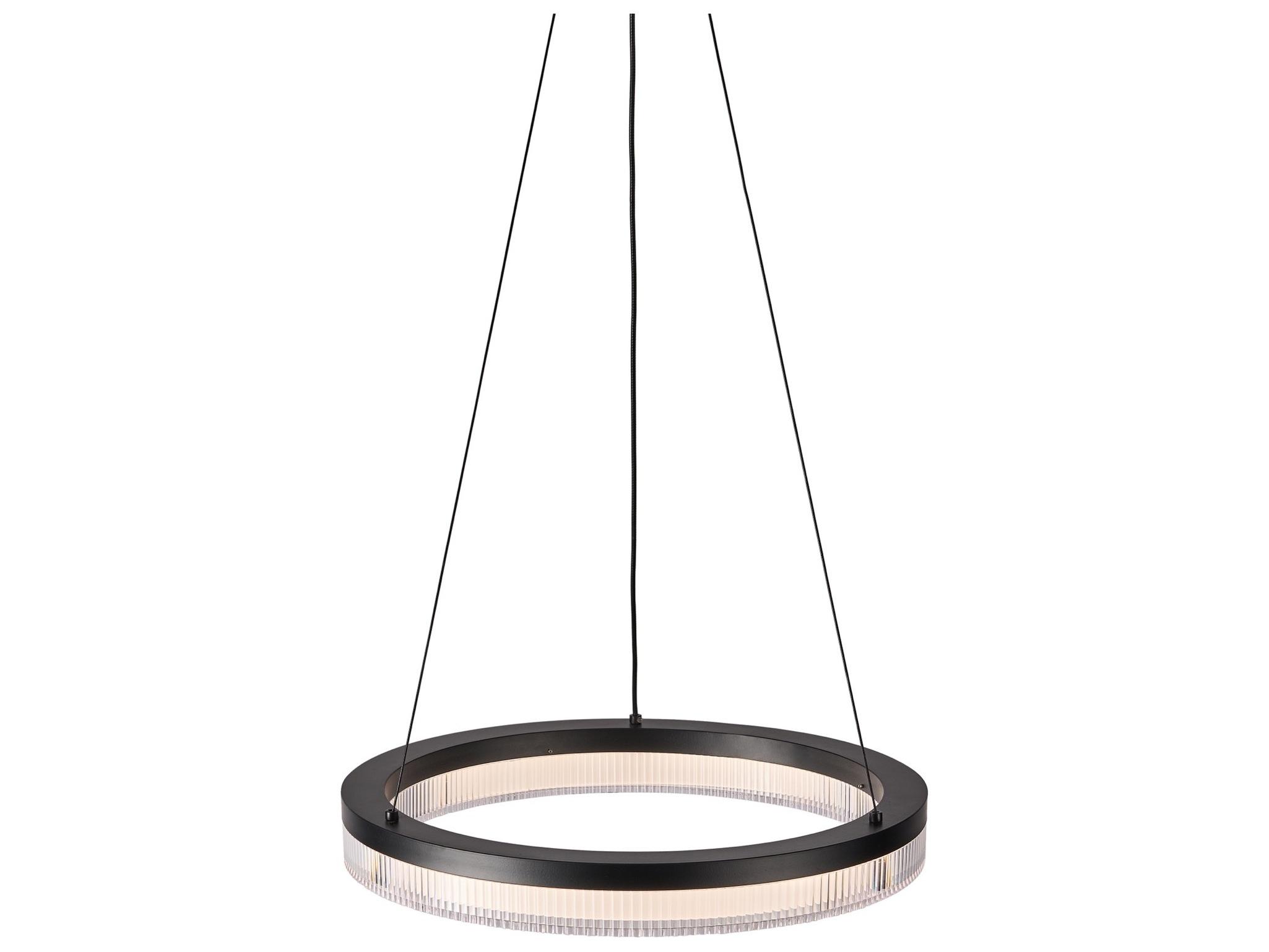 Artcraft Ari 1-Light Black Pendant