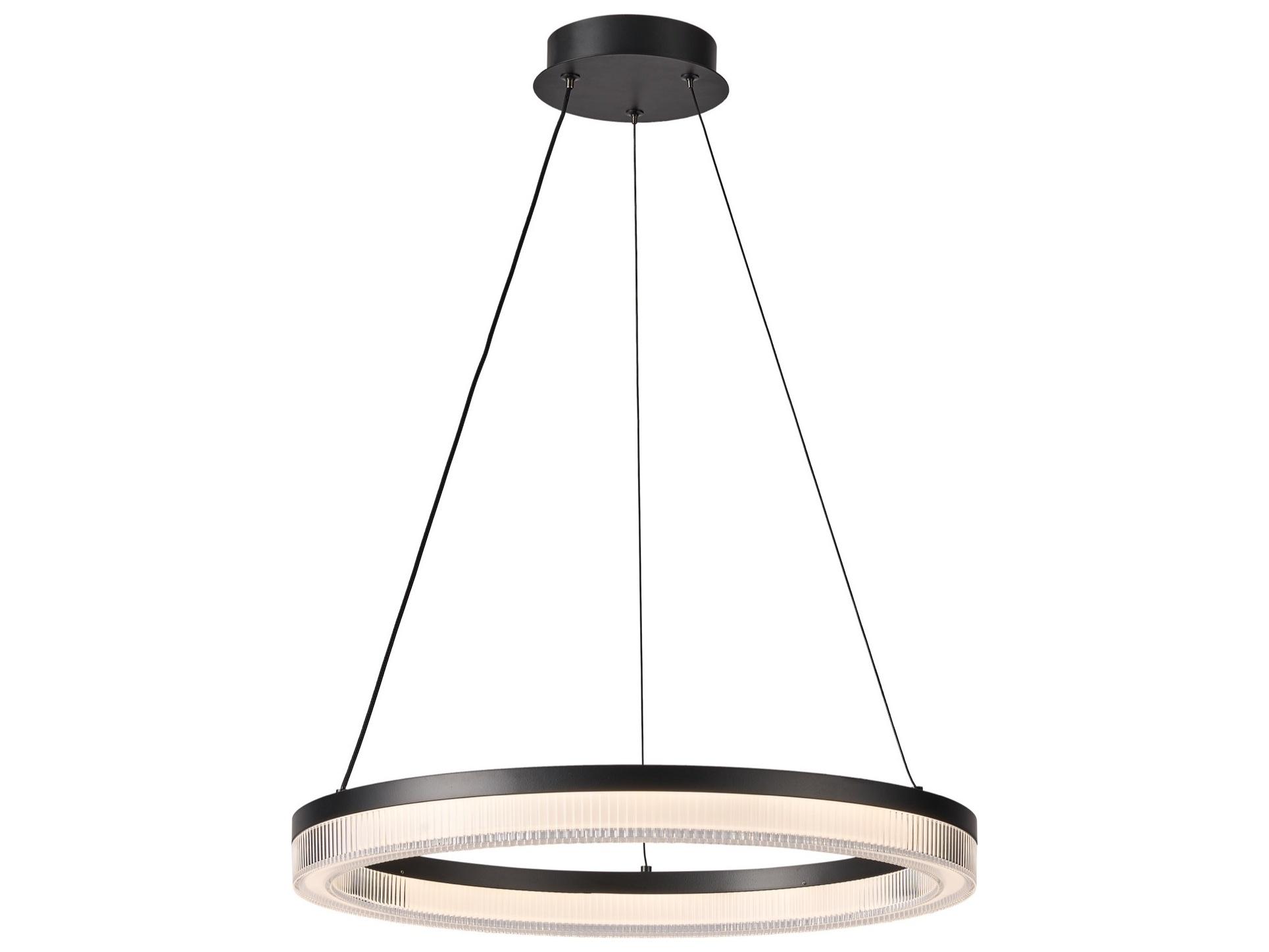 Artcraft Ari 1-Light Black Pendant