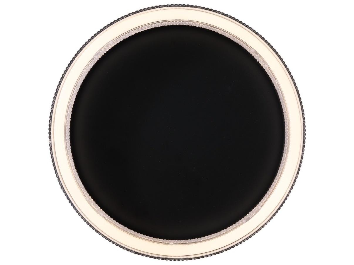 Artcraft Ari 1-Light Black Flush Mount