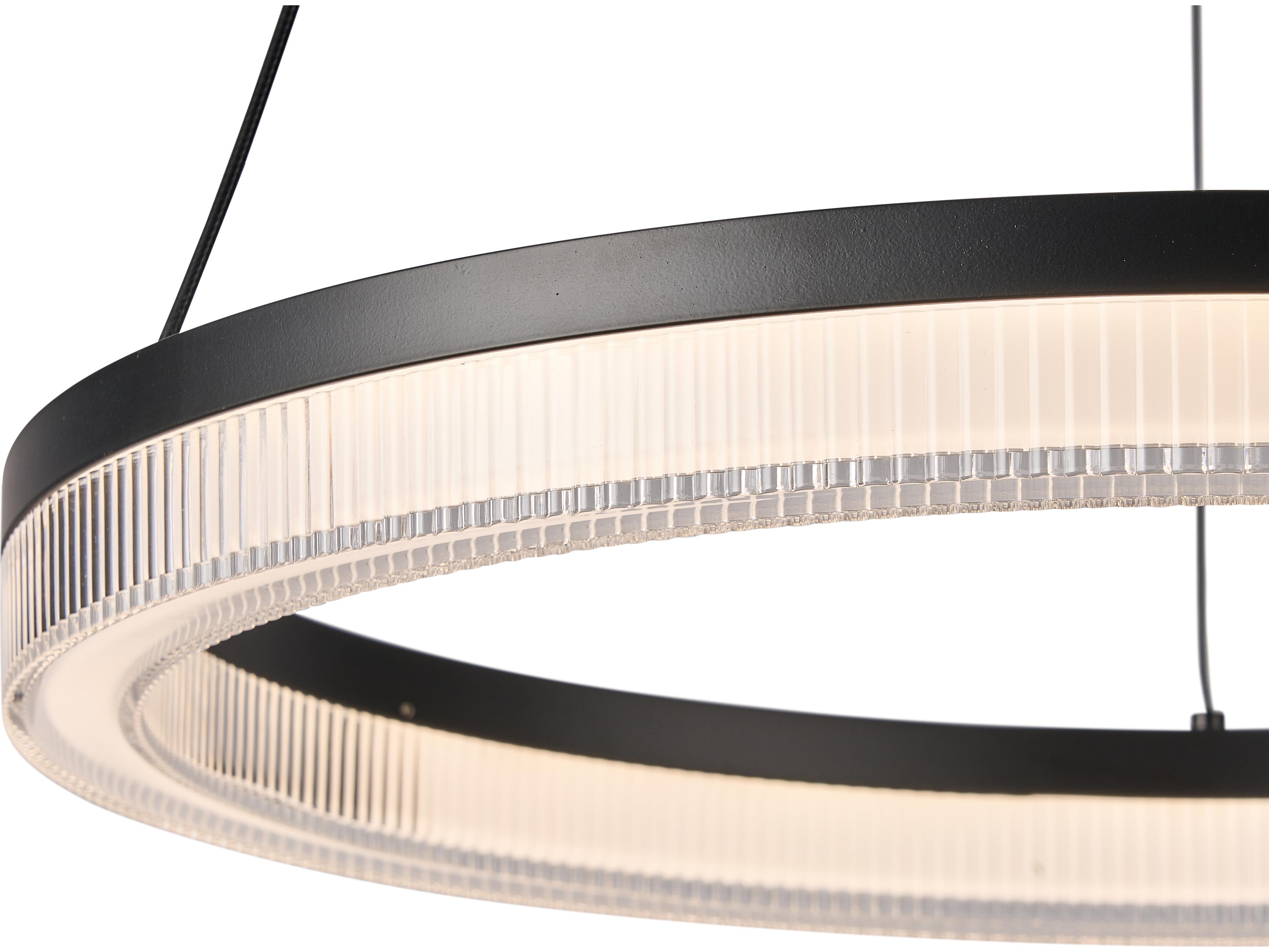 Artcraft Ari 1-Light Black Pendant