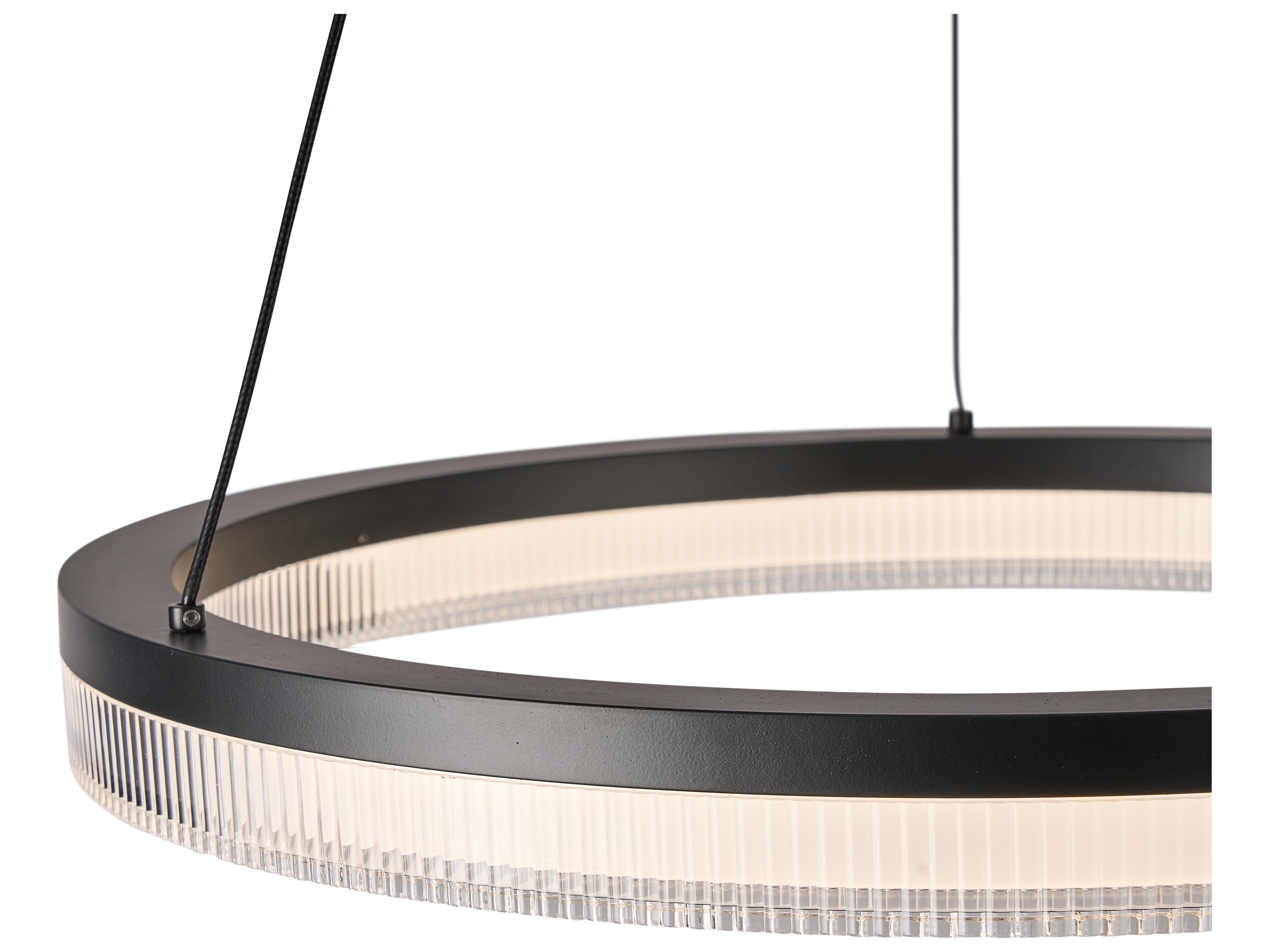 Artcraft Ari 1-Light Black Pendant