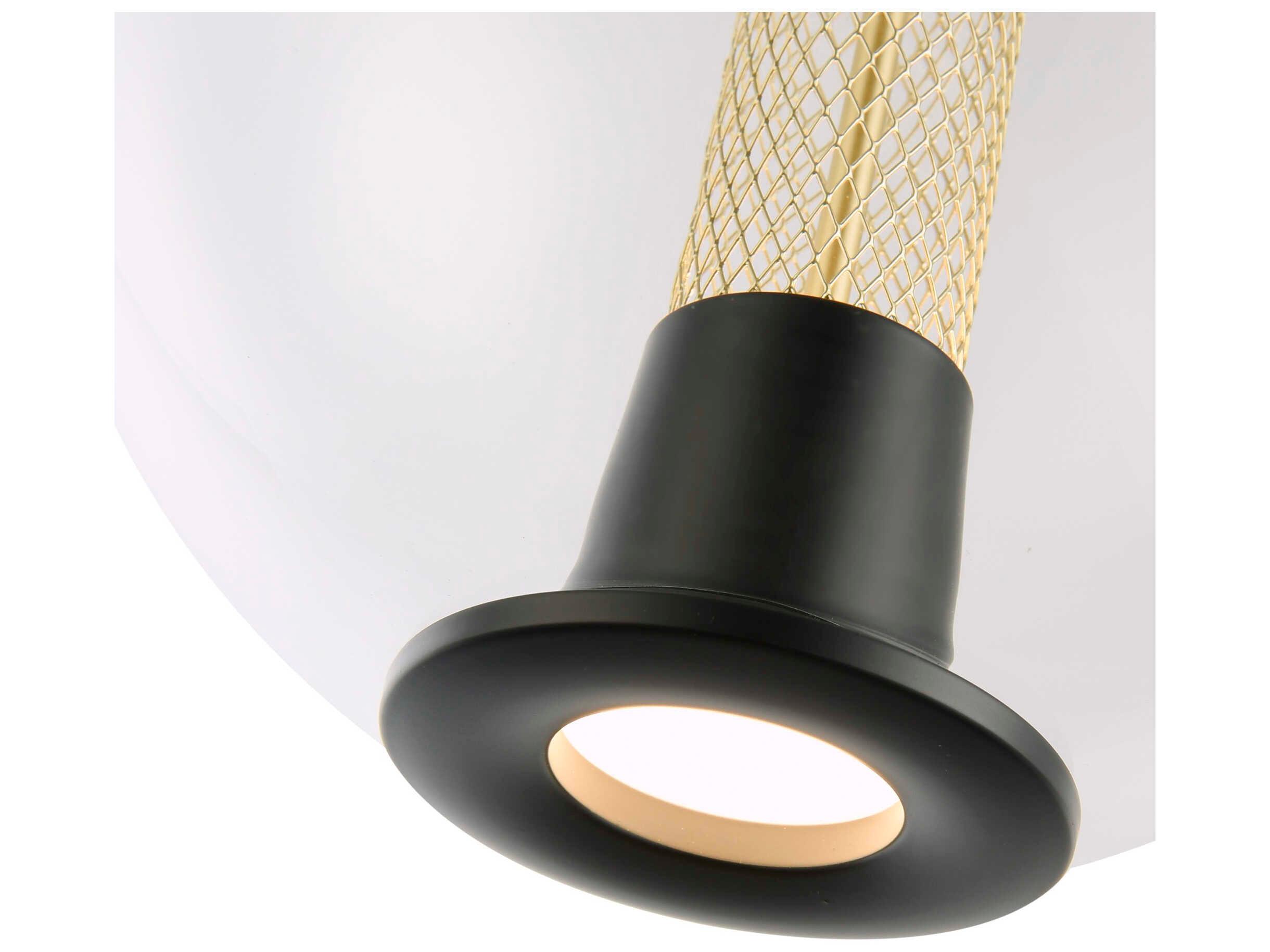 Artcraft Arlo 1-Light Black Globe Mini Pendant