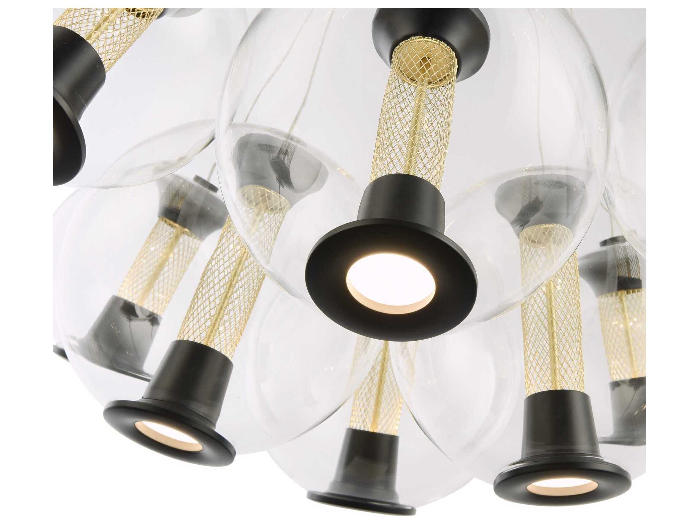 Artcraft Arlo 8-Light Black Pendant
