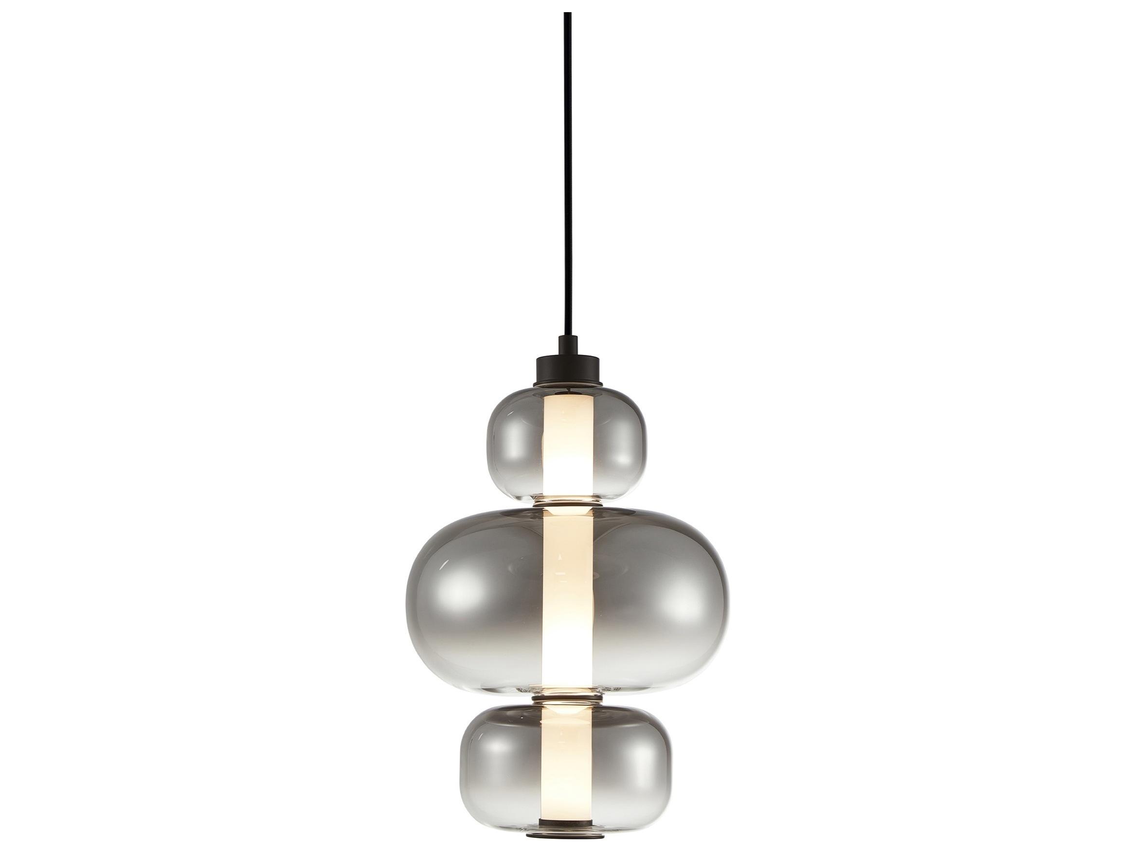 Artcraft Astra 1-Light Black Geometric Mini Pendant