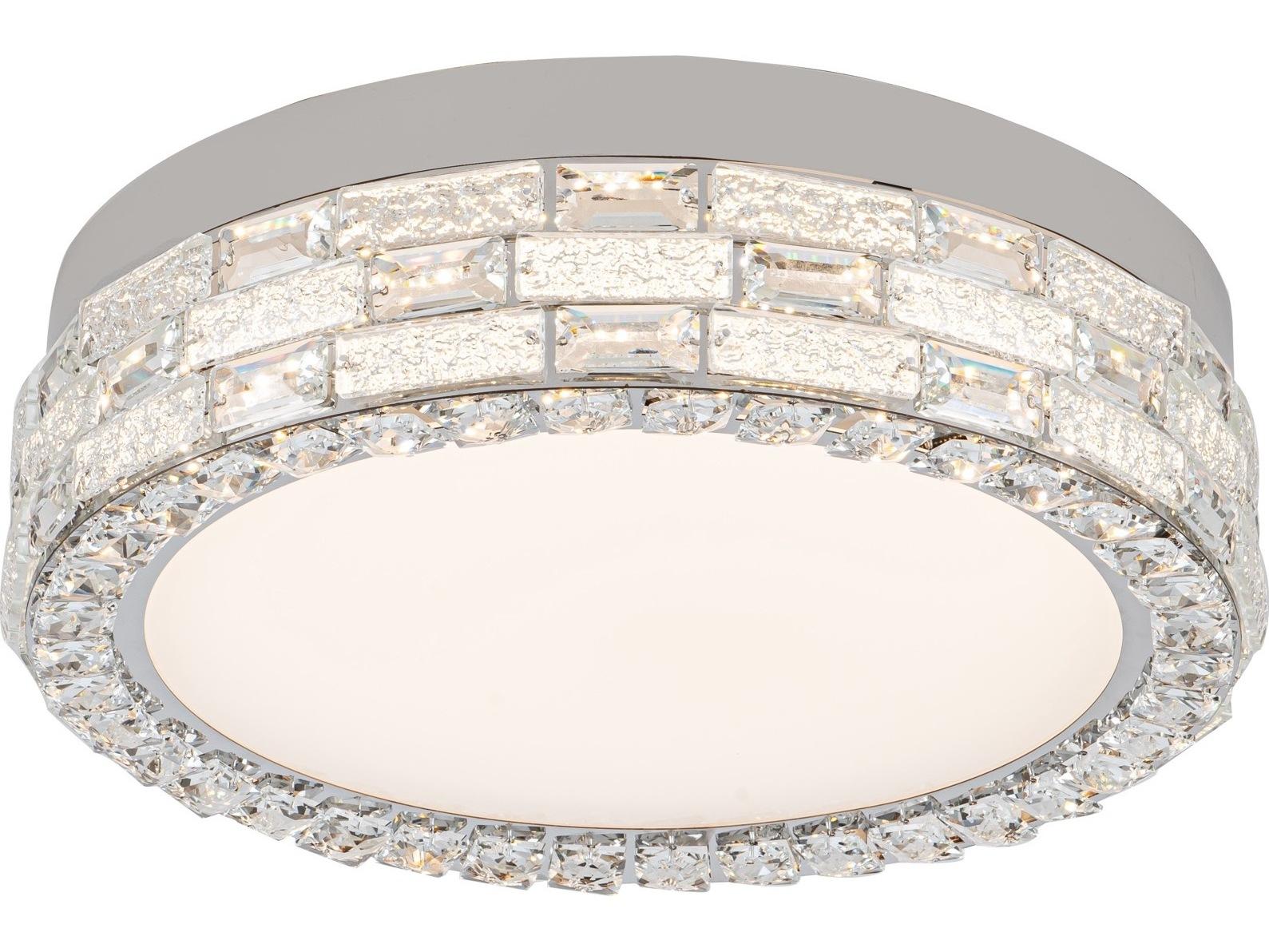Artcraft Elegance Chrome Flush Mount