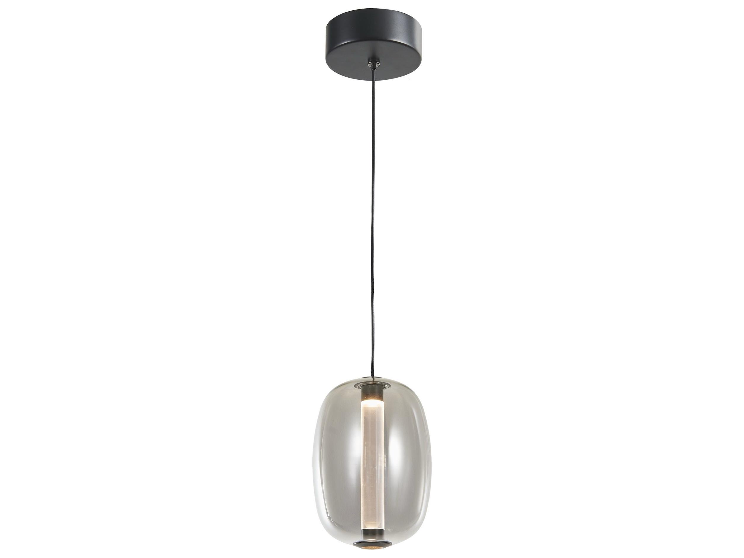 Artcraft Vega 1-Light Black Mini Pendant