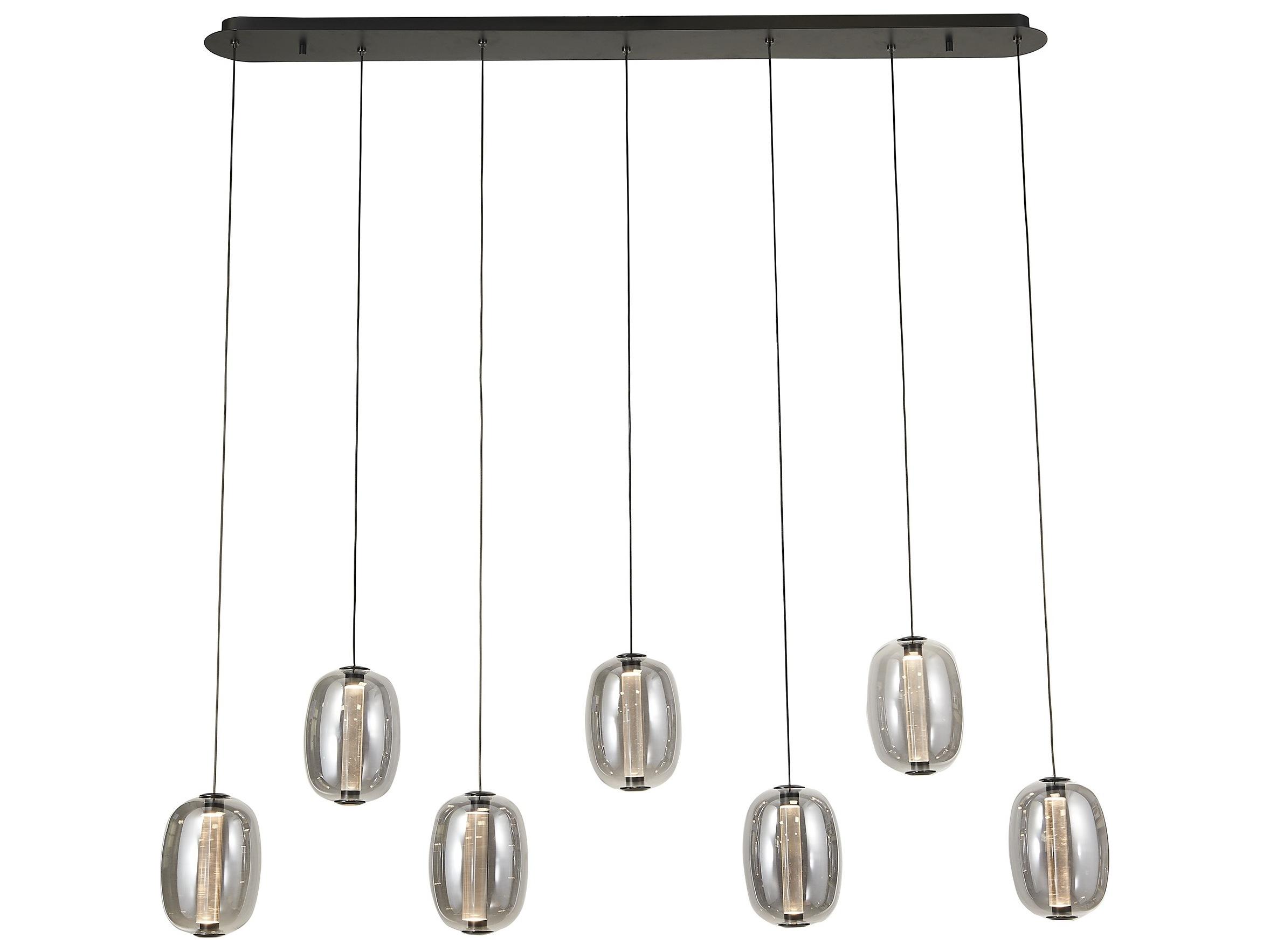 Artcraft Vega Black Linear Island Pendant