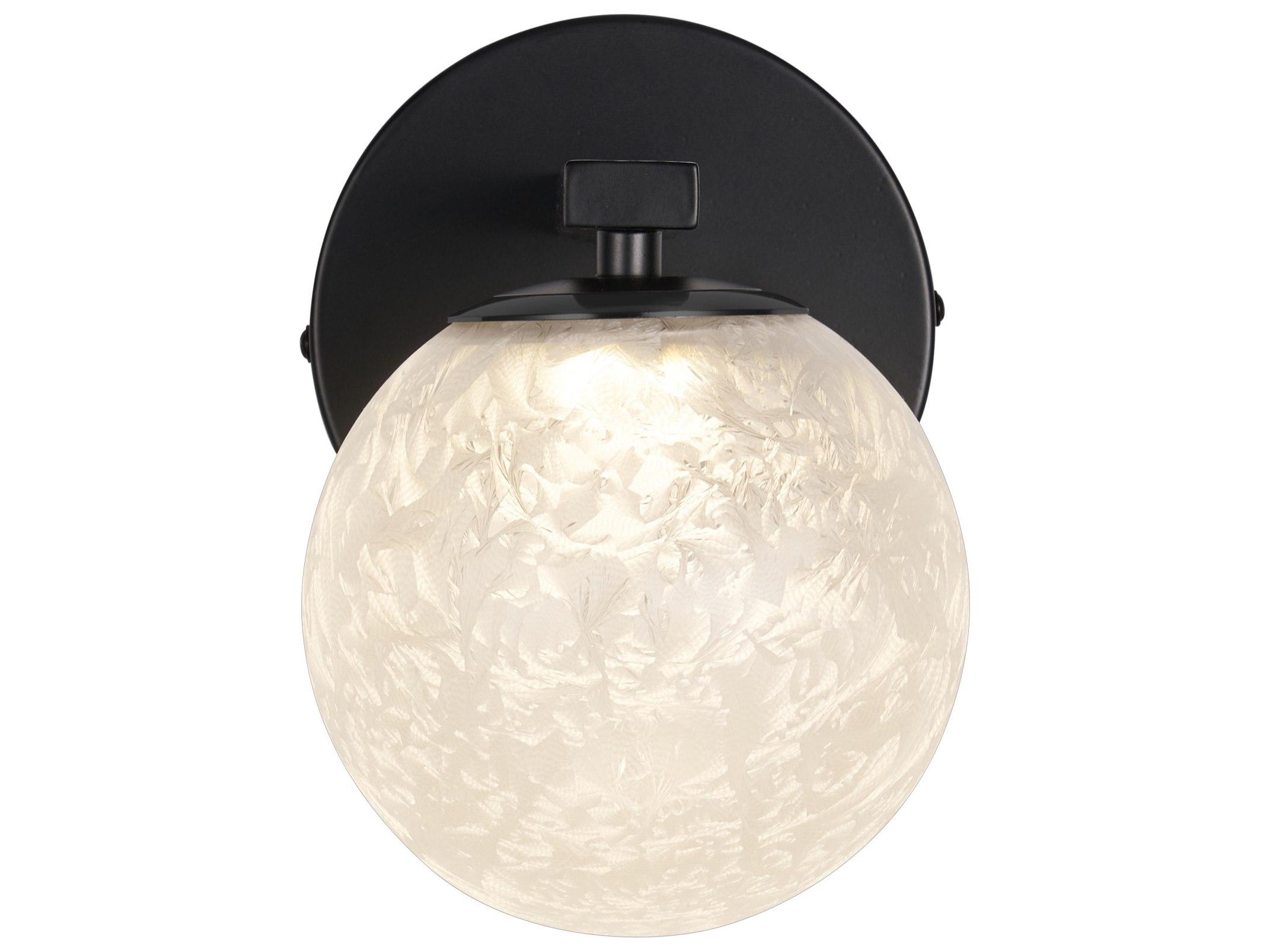 Artcraft Forma 1-Light Black Wall Sconce