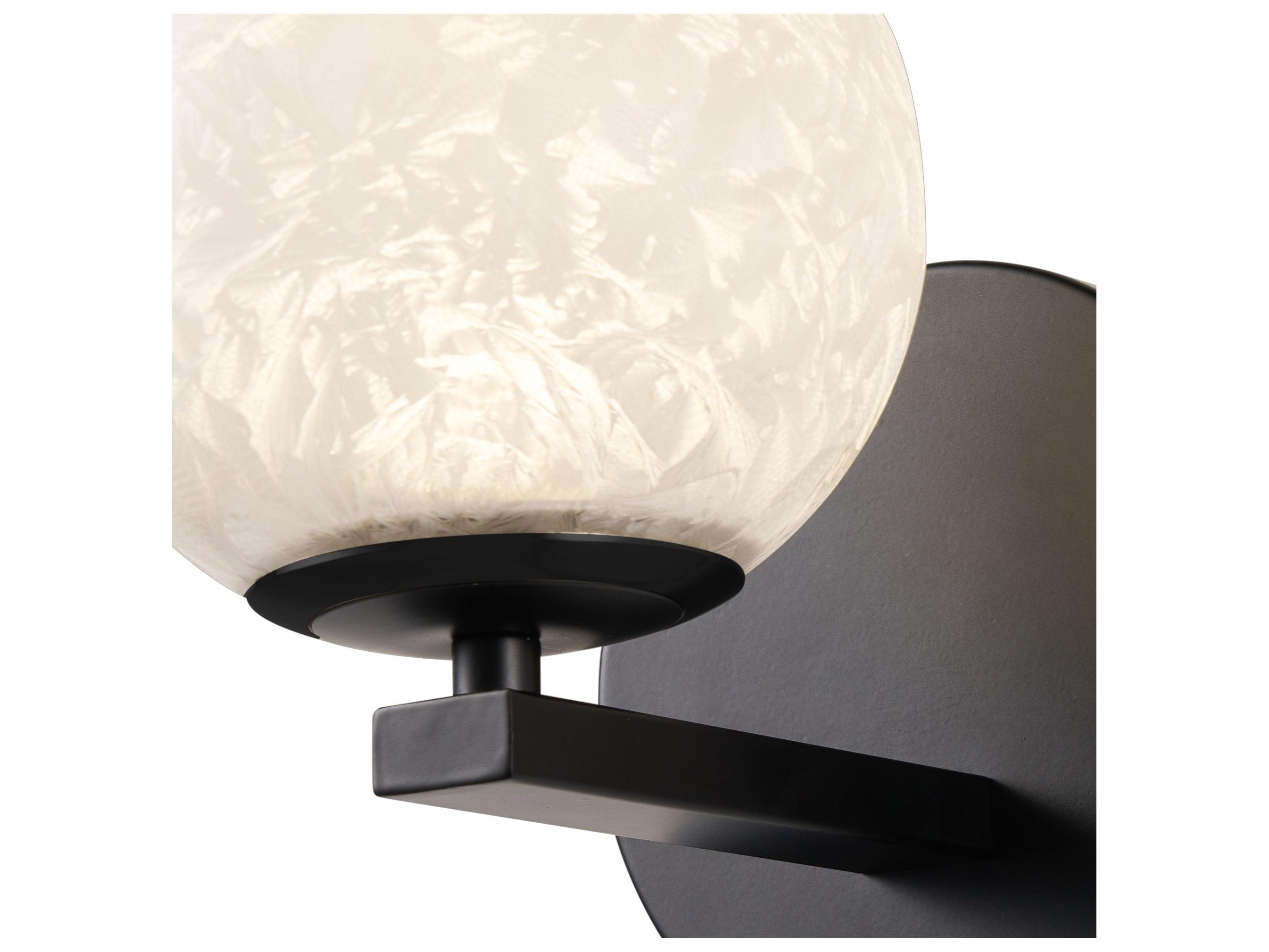 Artcraft Forma 1-Light Black Wall Sconce