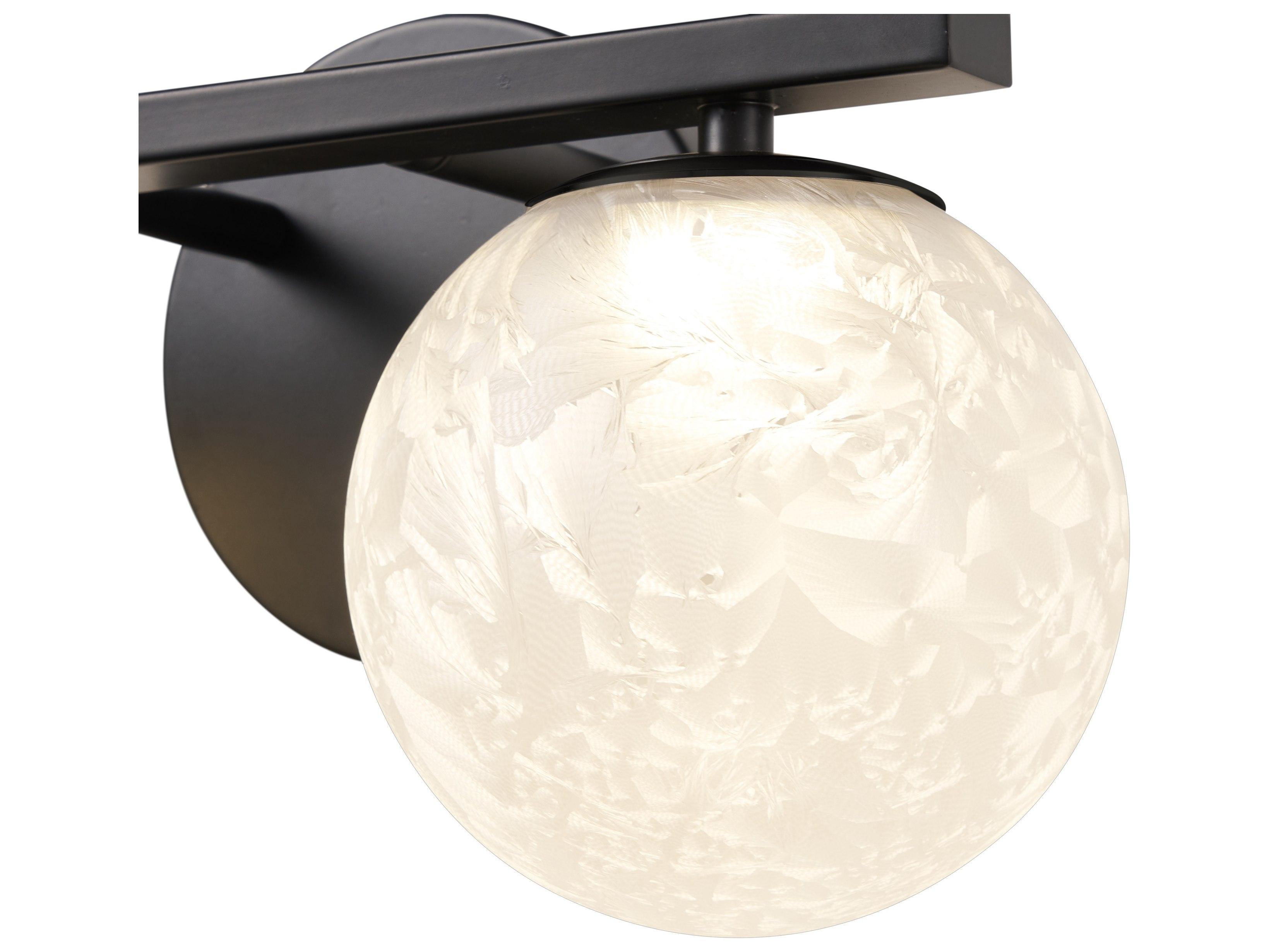 Artcraft Forma 2-Light Black Vanity Light