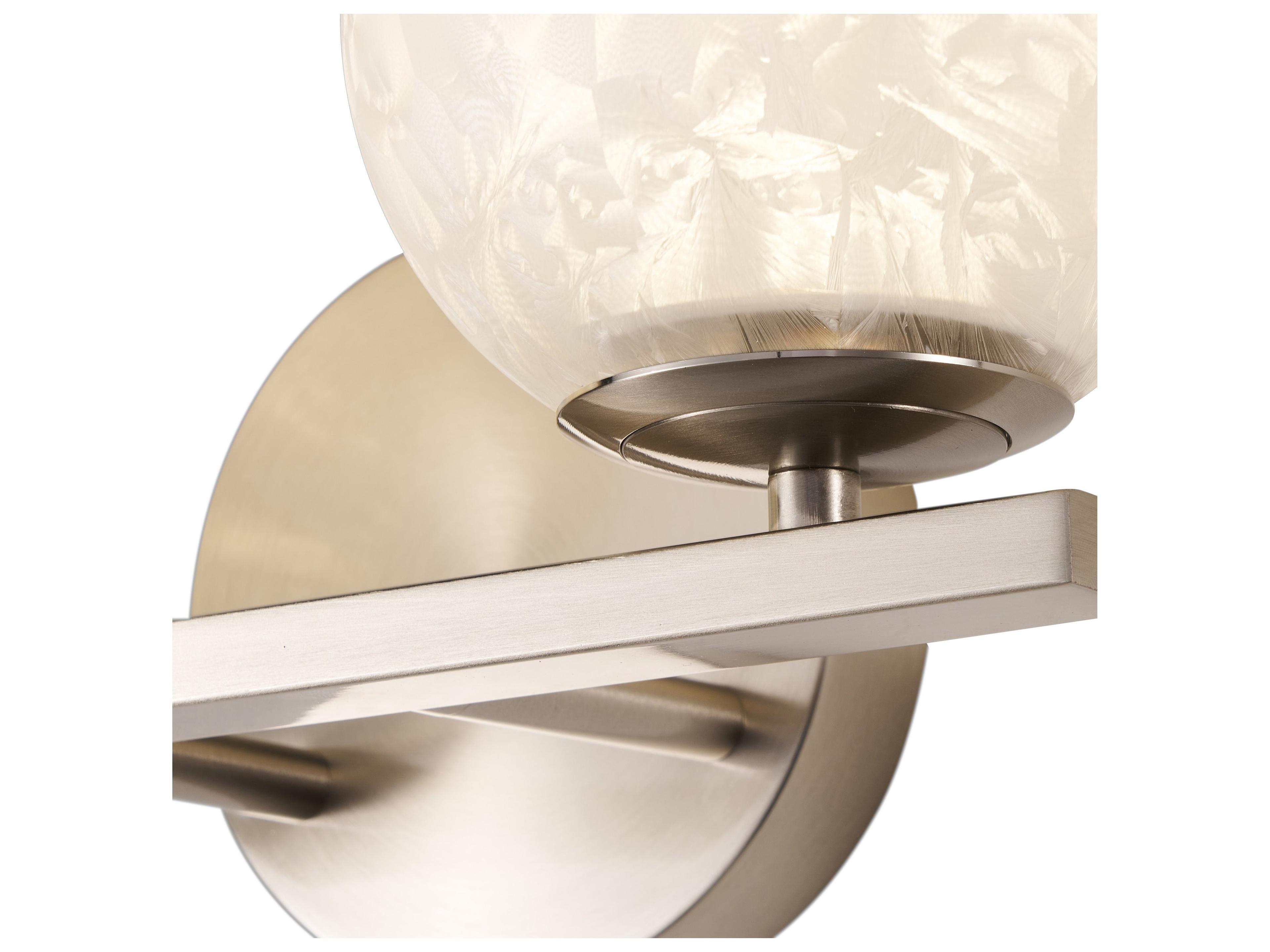 Artcraft Forma 2-Light Brushed Nickel Vanity Light