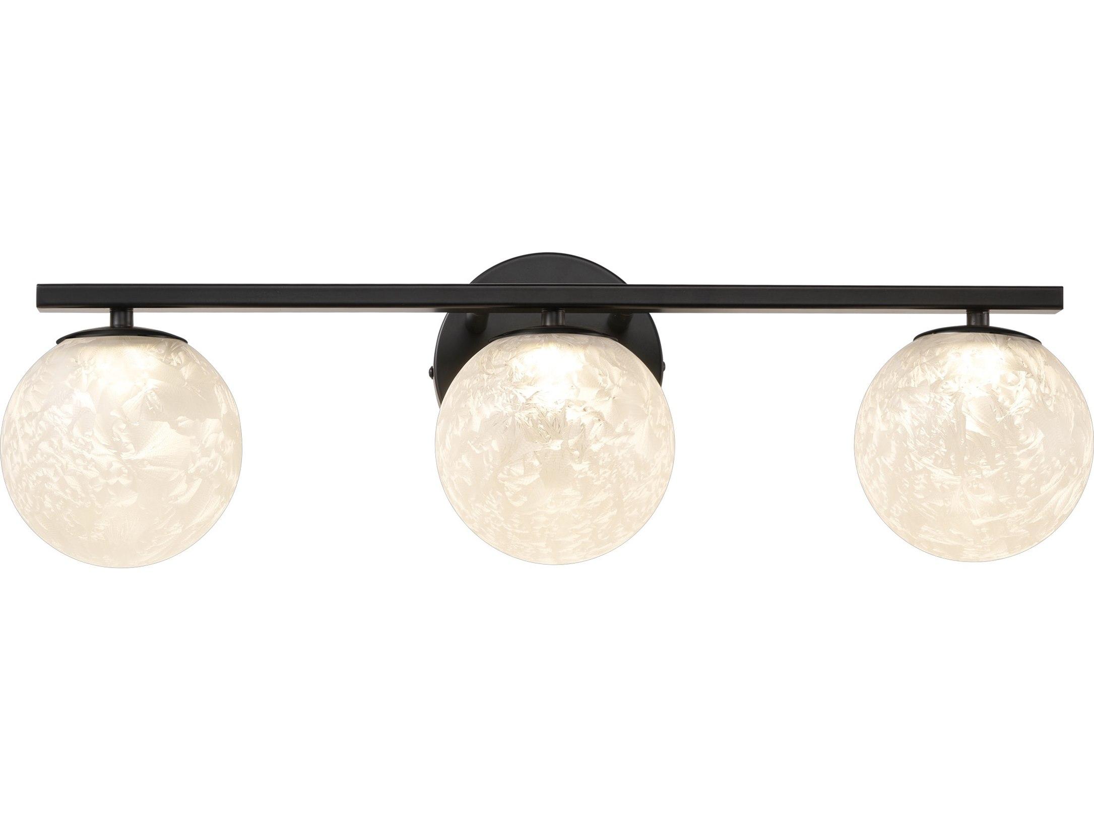 Artcraft Forma 3-Light Black Vanity Light