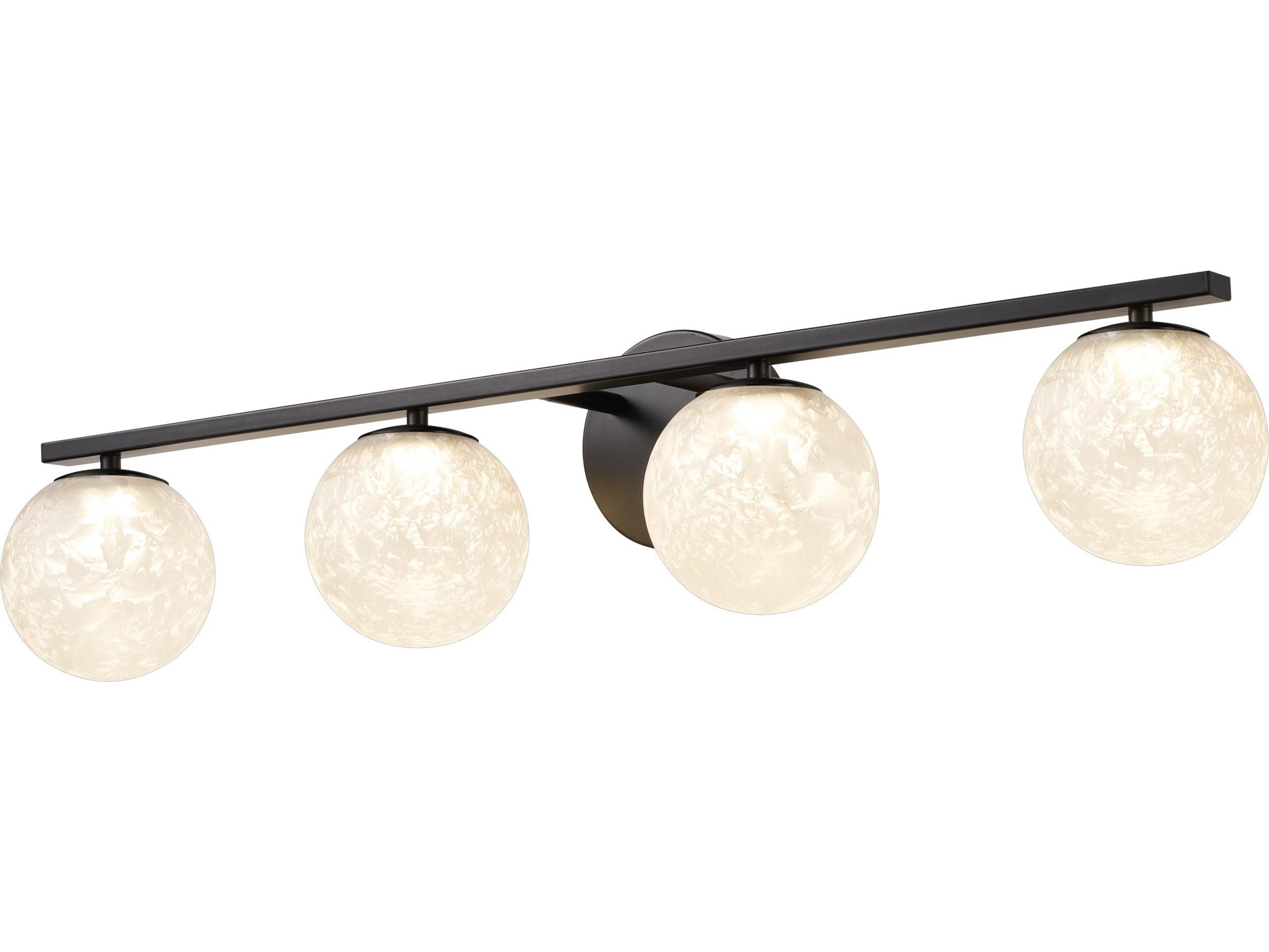 Artcraft Forma 4-Light Black Vanity Light