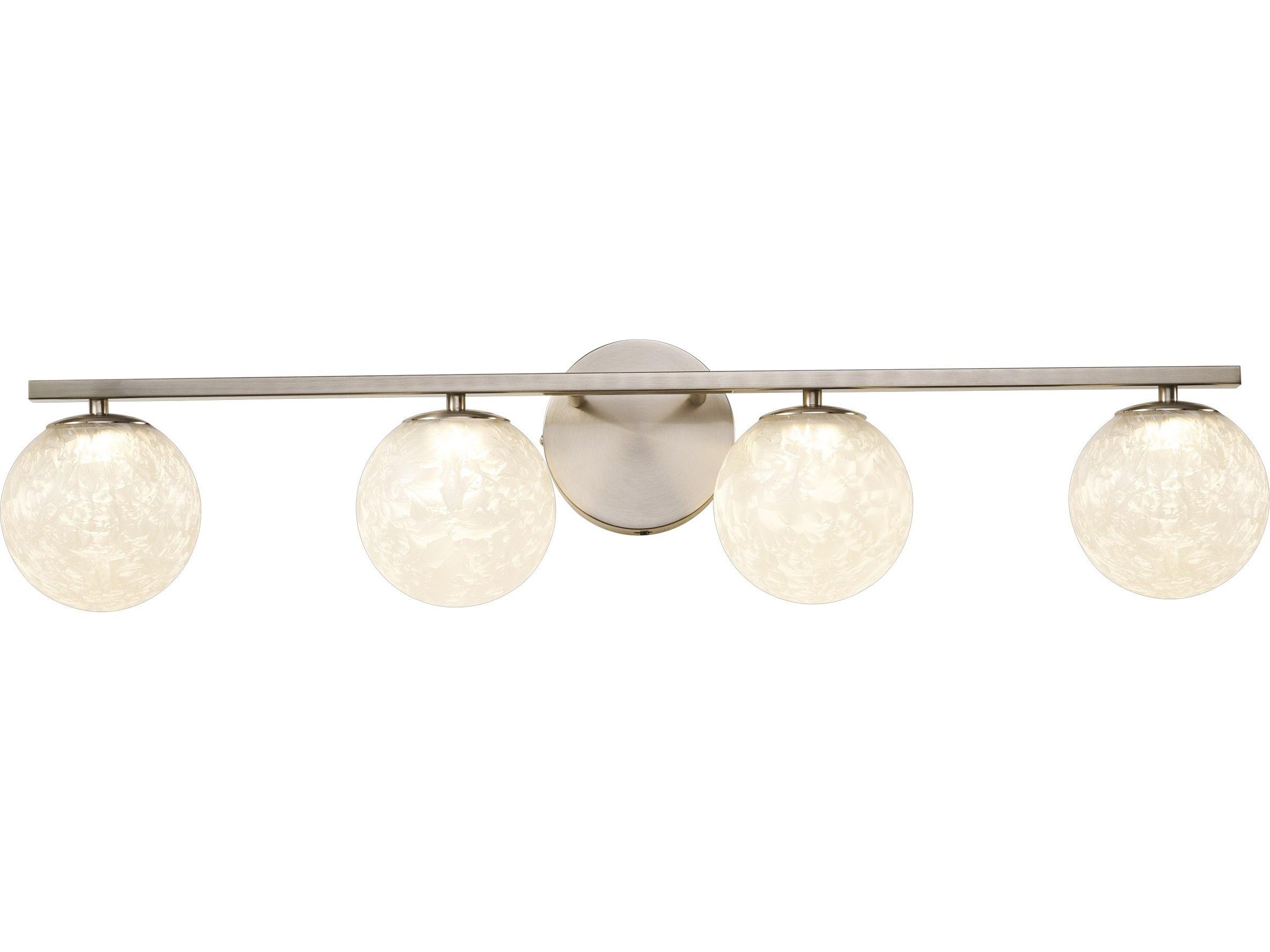 Artcraft Forma 4-Light Brushed Nickel Vanity Light