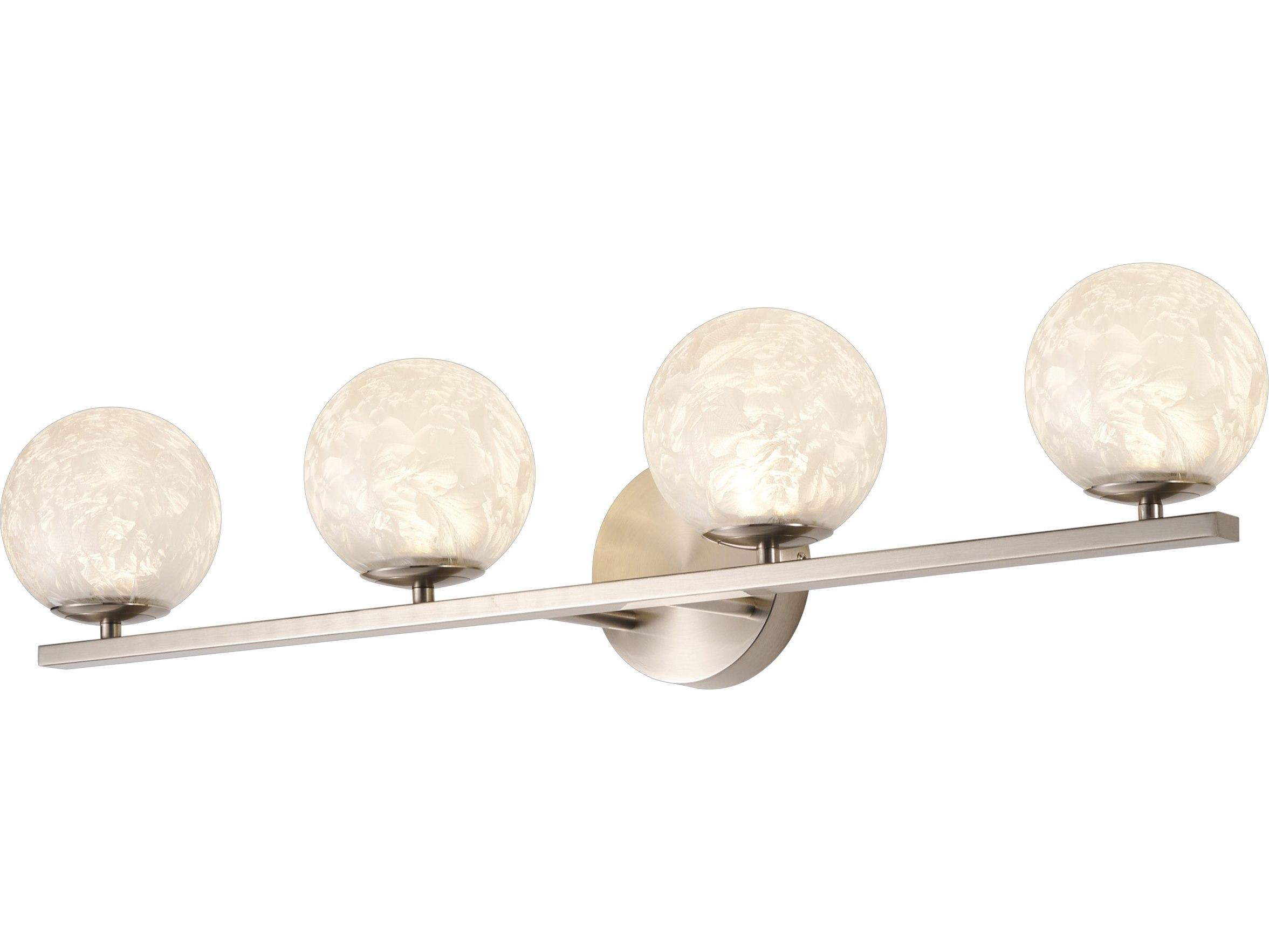 Artcraft Forma 4-Light Brushed Nickel Vanity Light