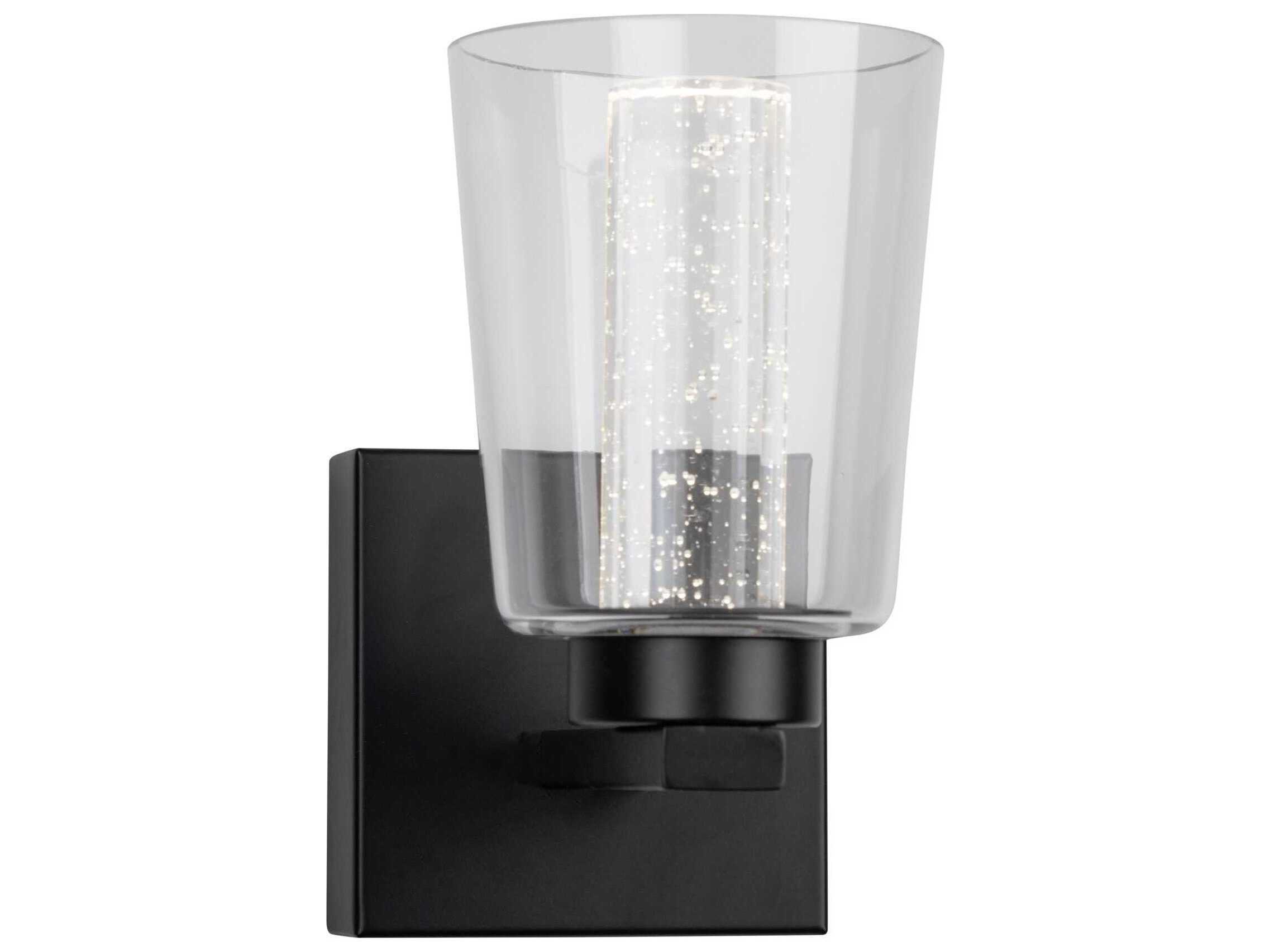 Artcraft Dalton 1-Light Black Wall Sconce