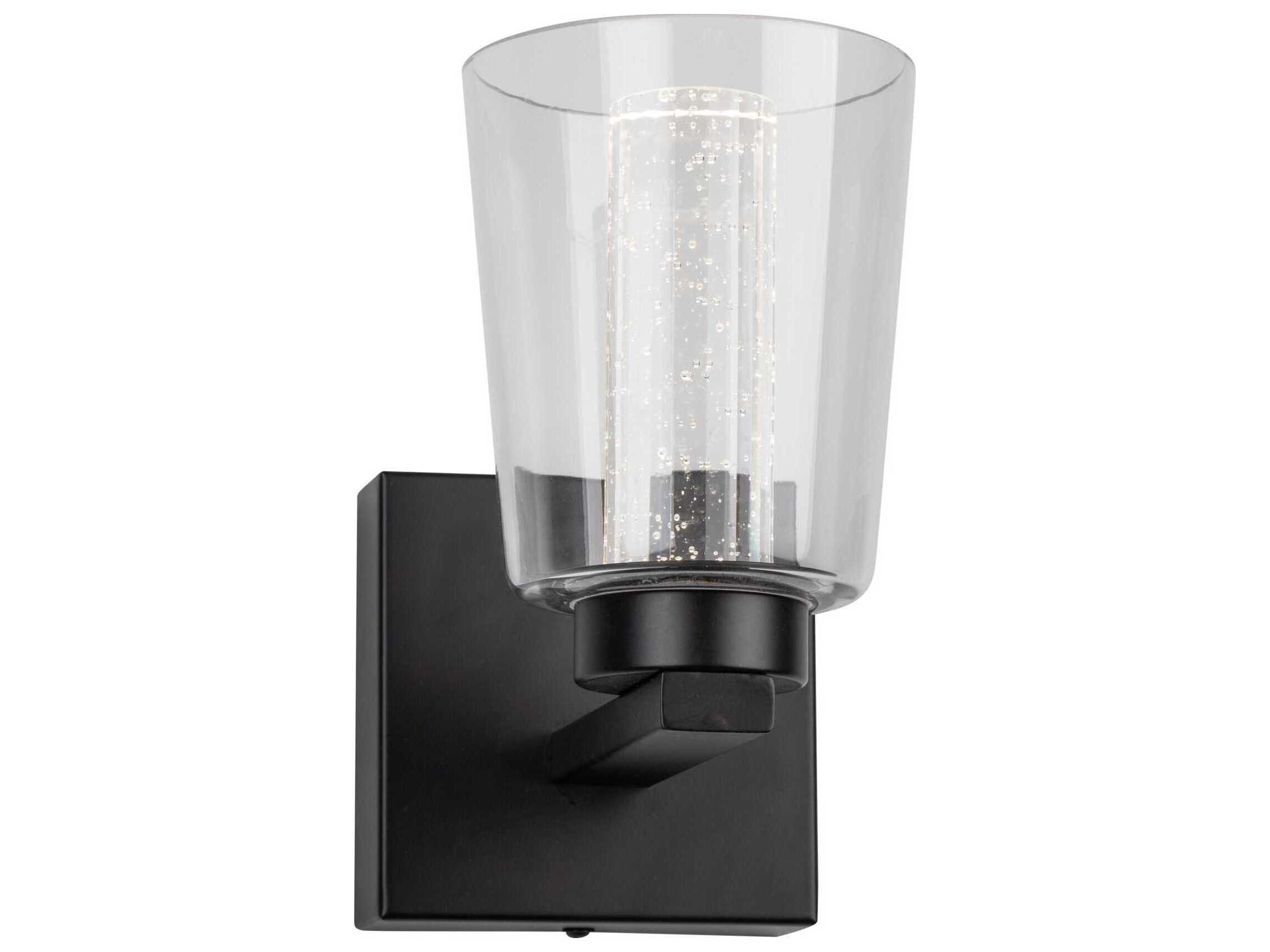 Artcraft Dalton 1-Light Black Wall Sconce