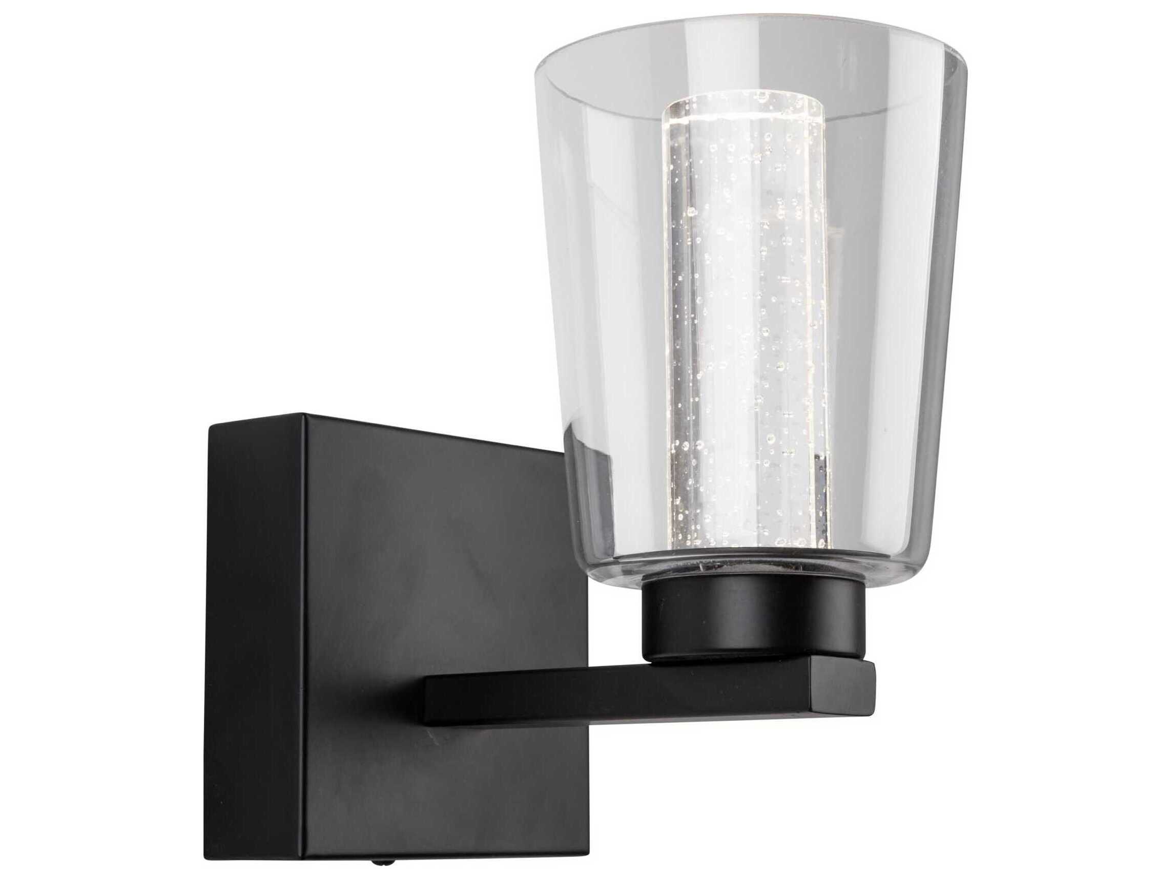 Artcraft Dalton 1-Light Black Wall Sconce
