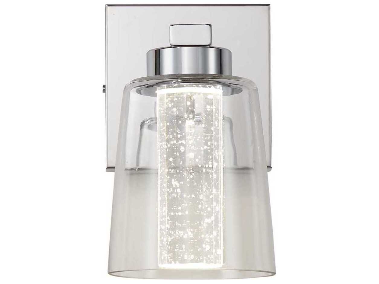 Artcraft Dalton 1-Light Chrome Wall Sconce