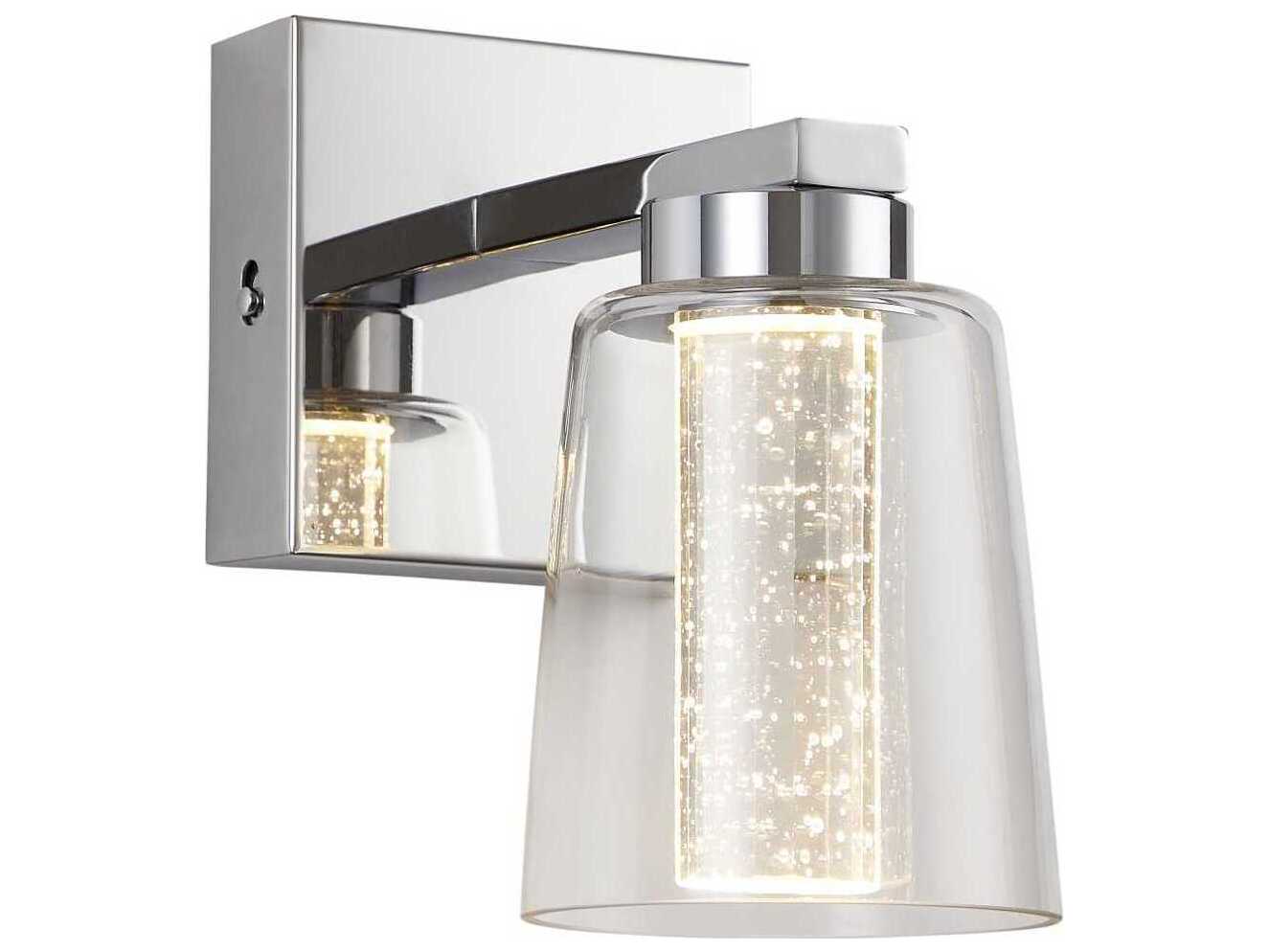Artcraft Dalton 1-Light Chrome Wall Sconce