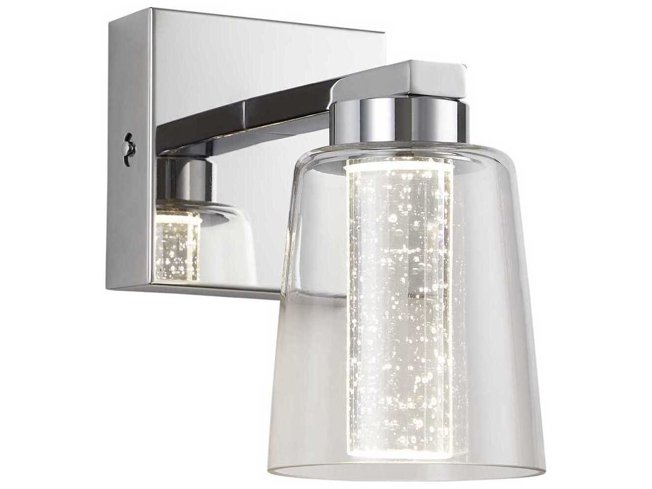 Artcraft Dalton 1-Light Chrome Wall Sconce