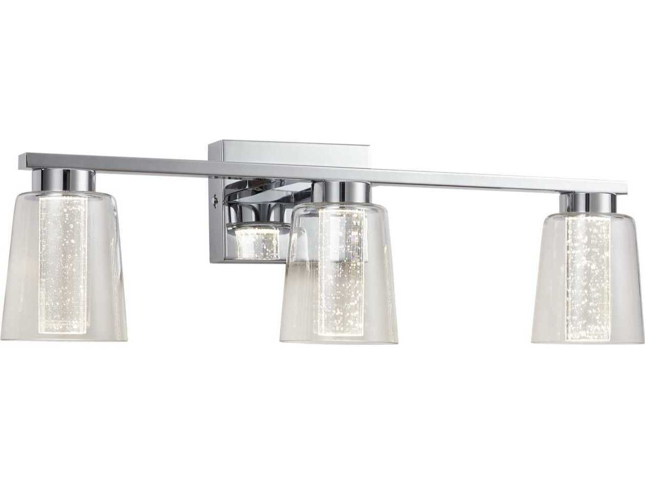 Artcraft Dalton 3-Light Chrome Vanity Light