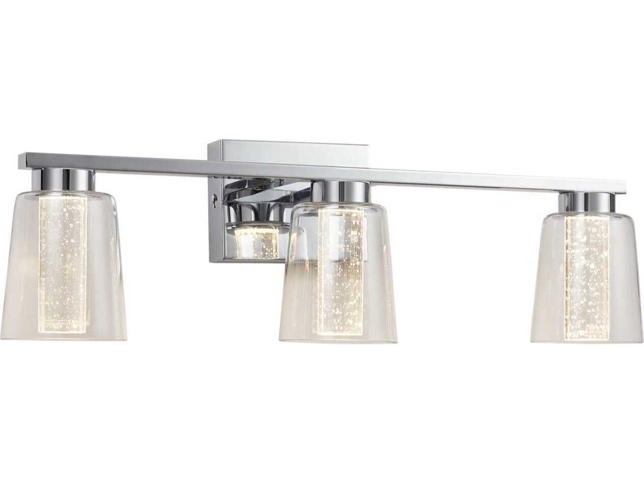Artcraft Dalton 3-Light Chrome Vanity Light