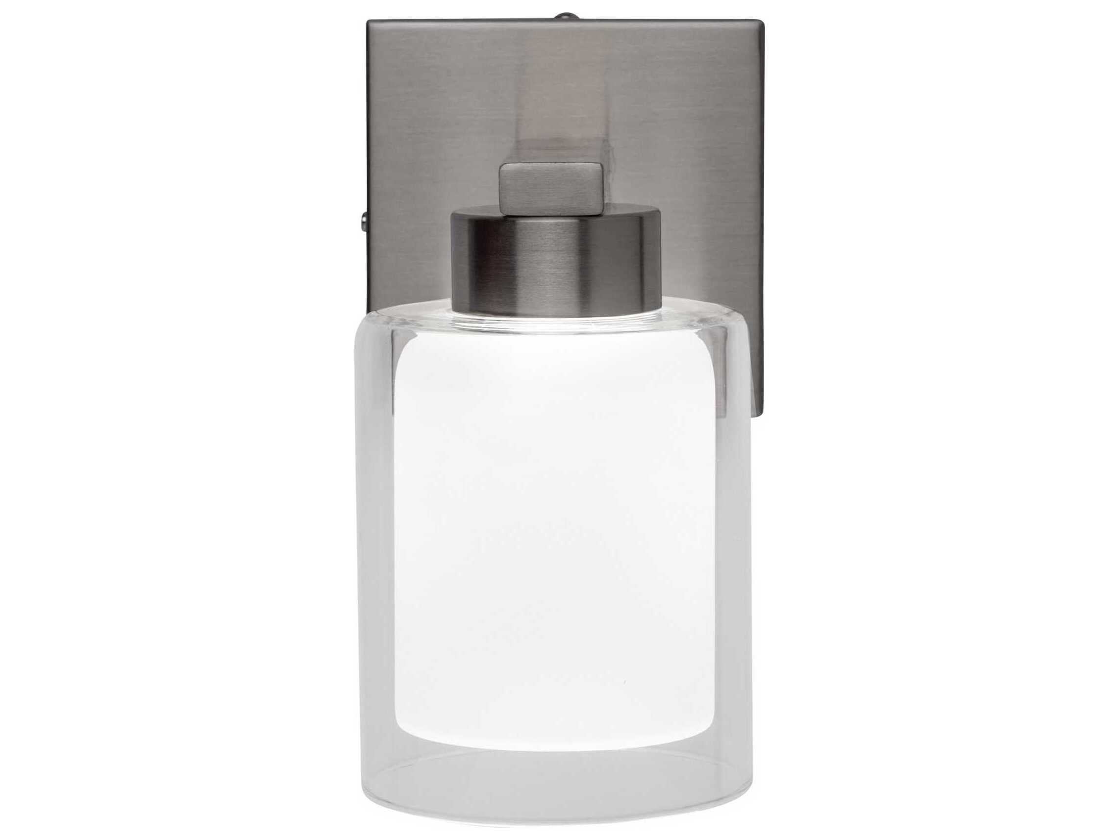 Artcraft Saville 1-Light Brushed Nickel Wall Sconce