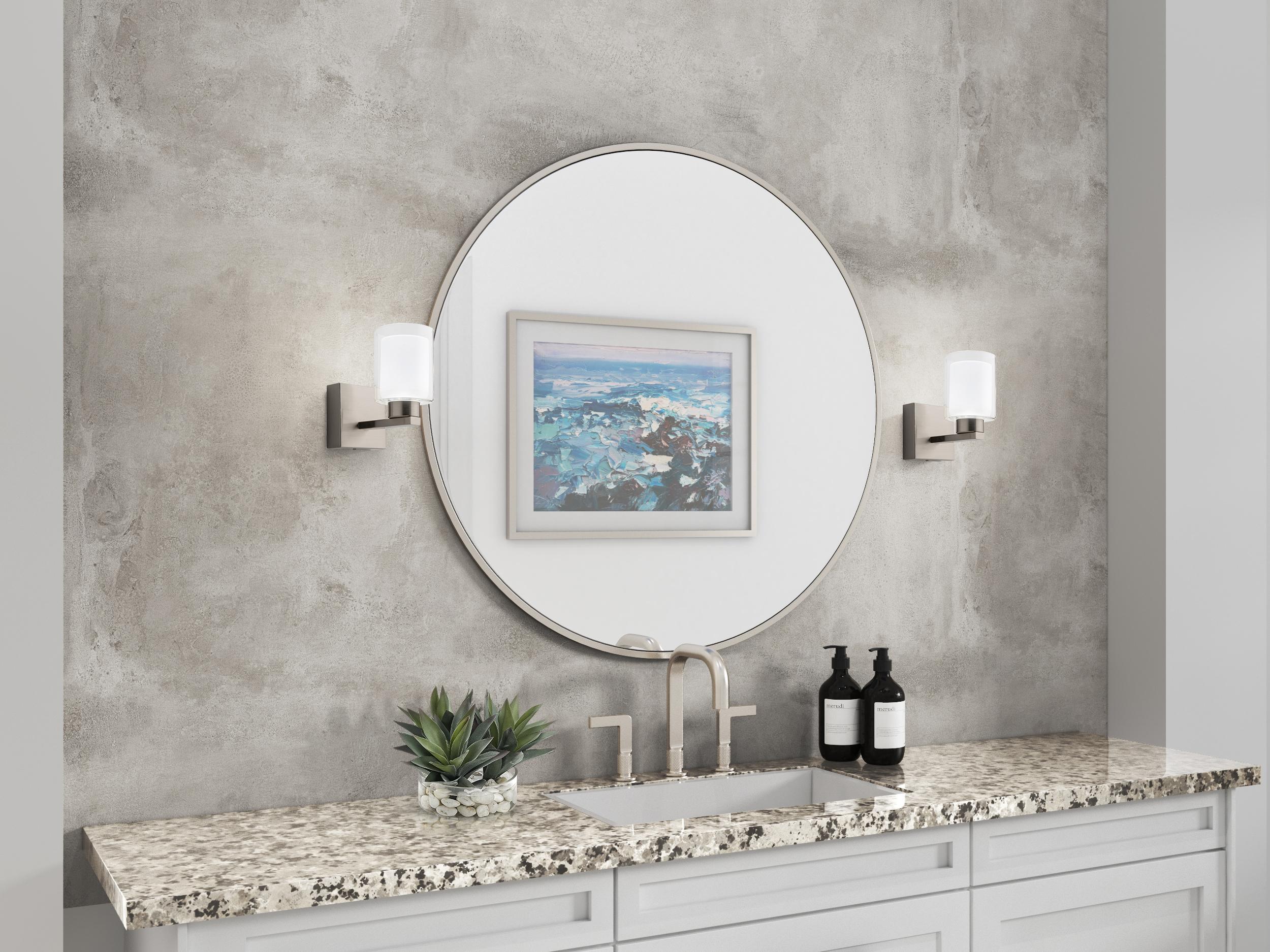 Artcraft Saville 1-Light Brushed Nickel Wall Sconce