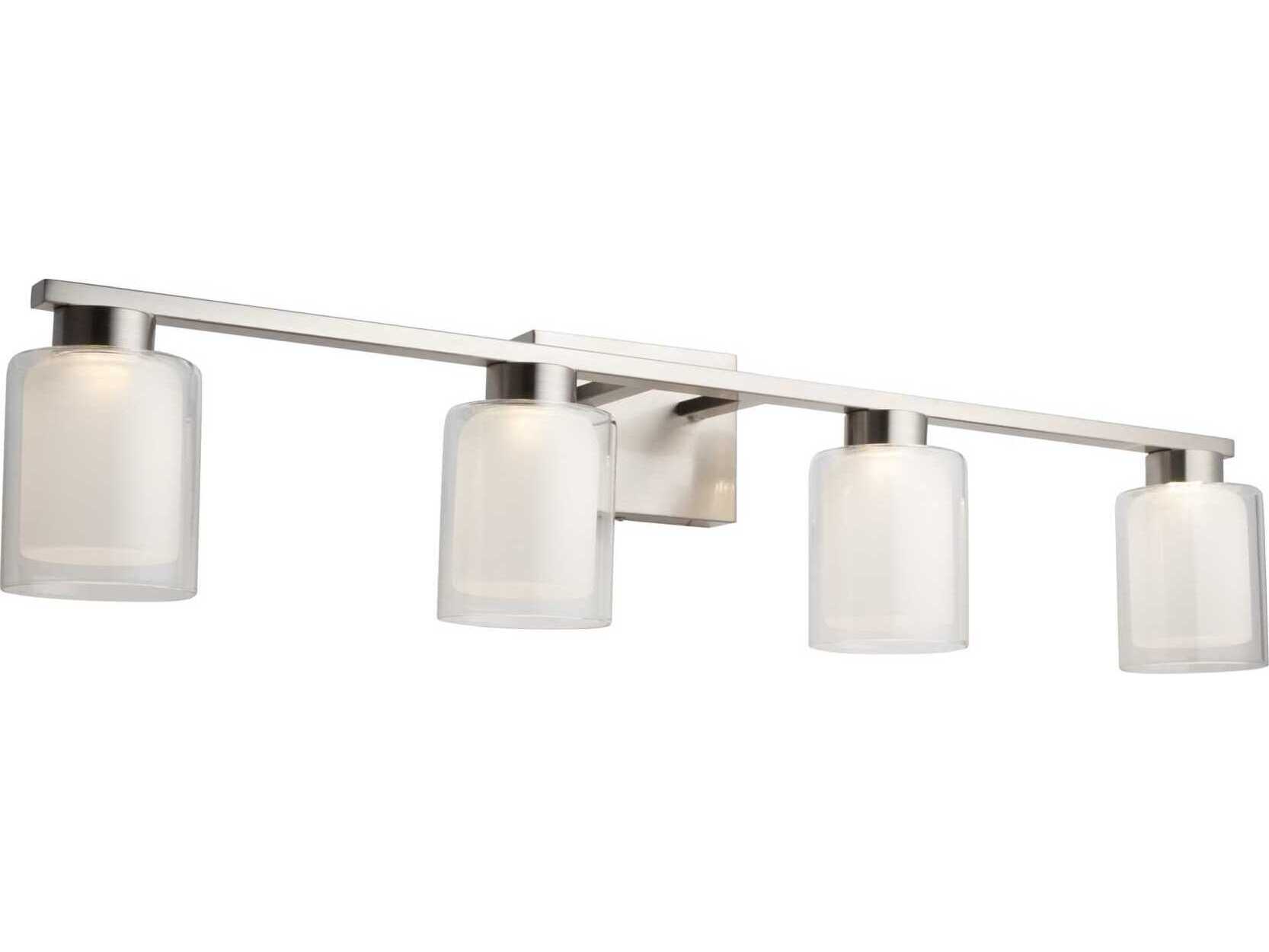 Artcraft Saville 4-Light Brushed Nickel Vanity Light