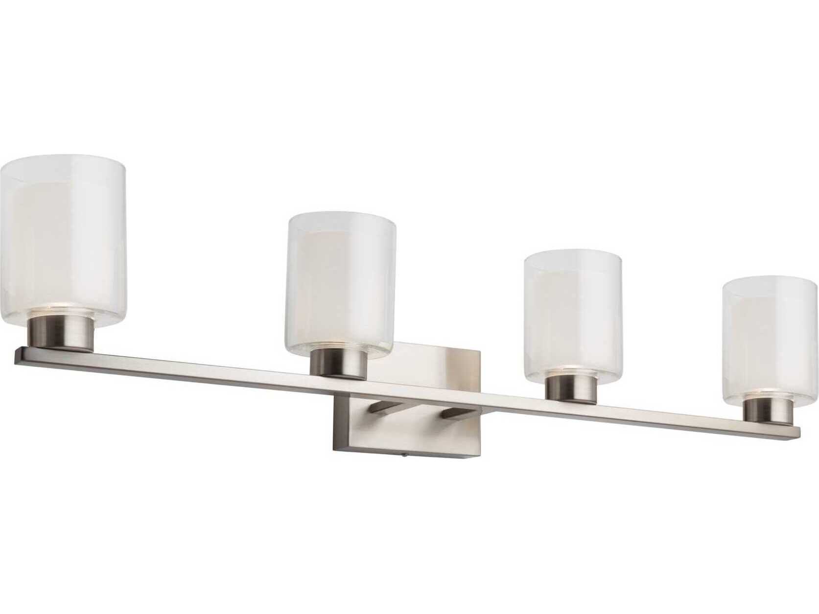 Artcraft Saville 4-Light Brushed Nickel Vanity Light