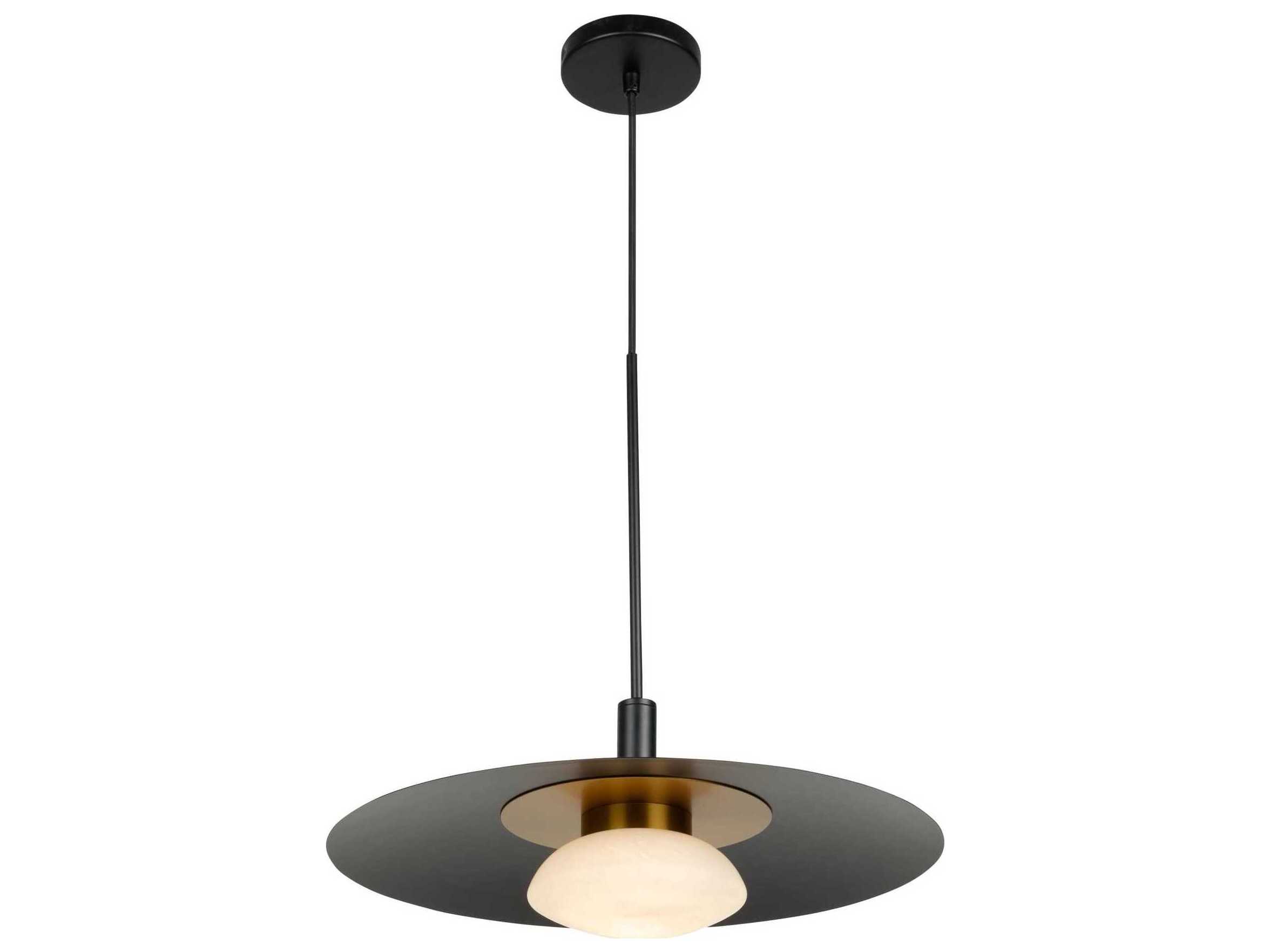 Artcraft Camila 1-Light Black Pendant