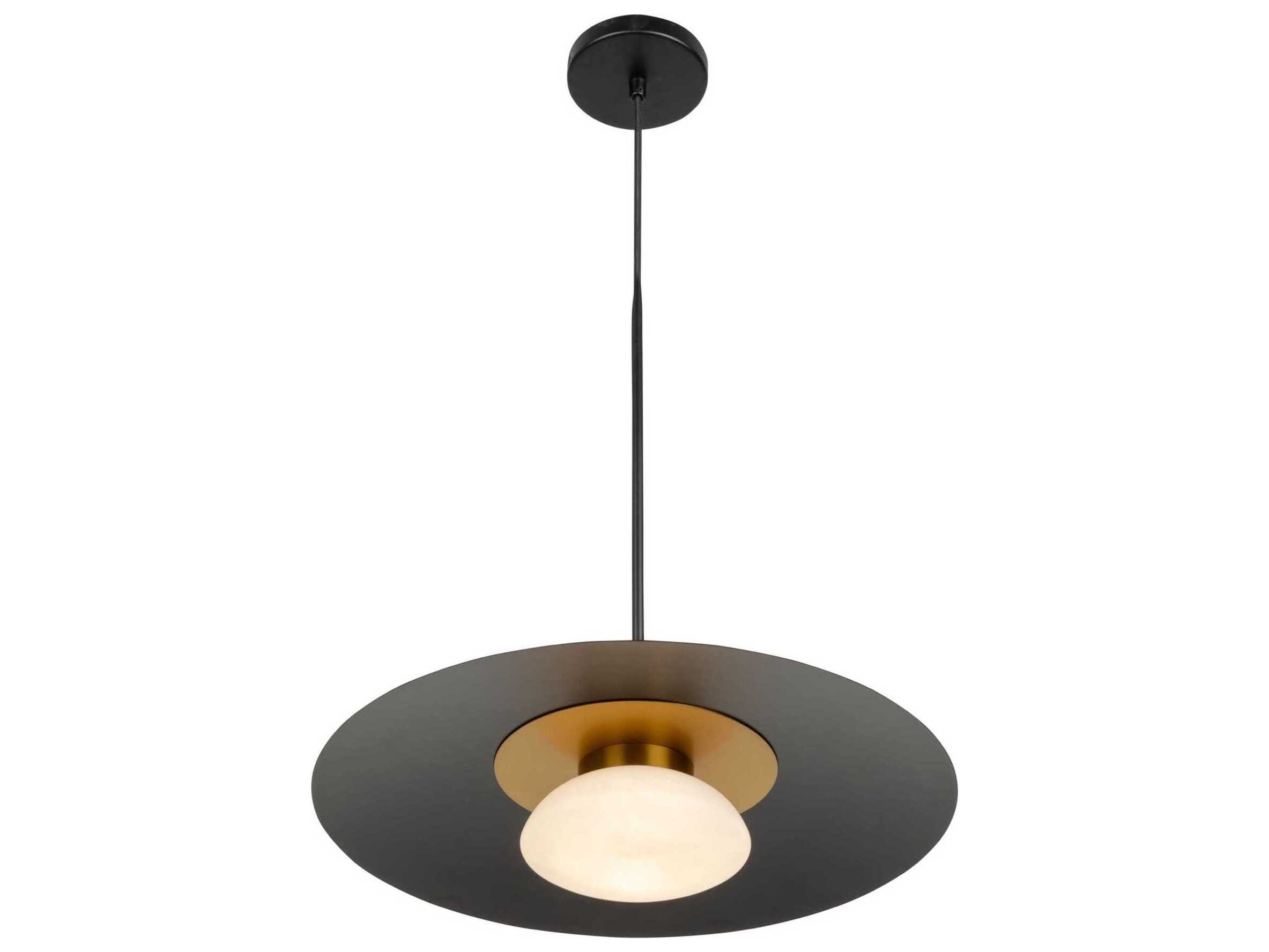 Artcraft Camila 1-Light Black Pendant