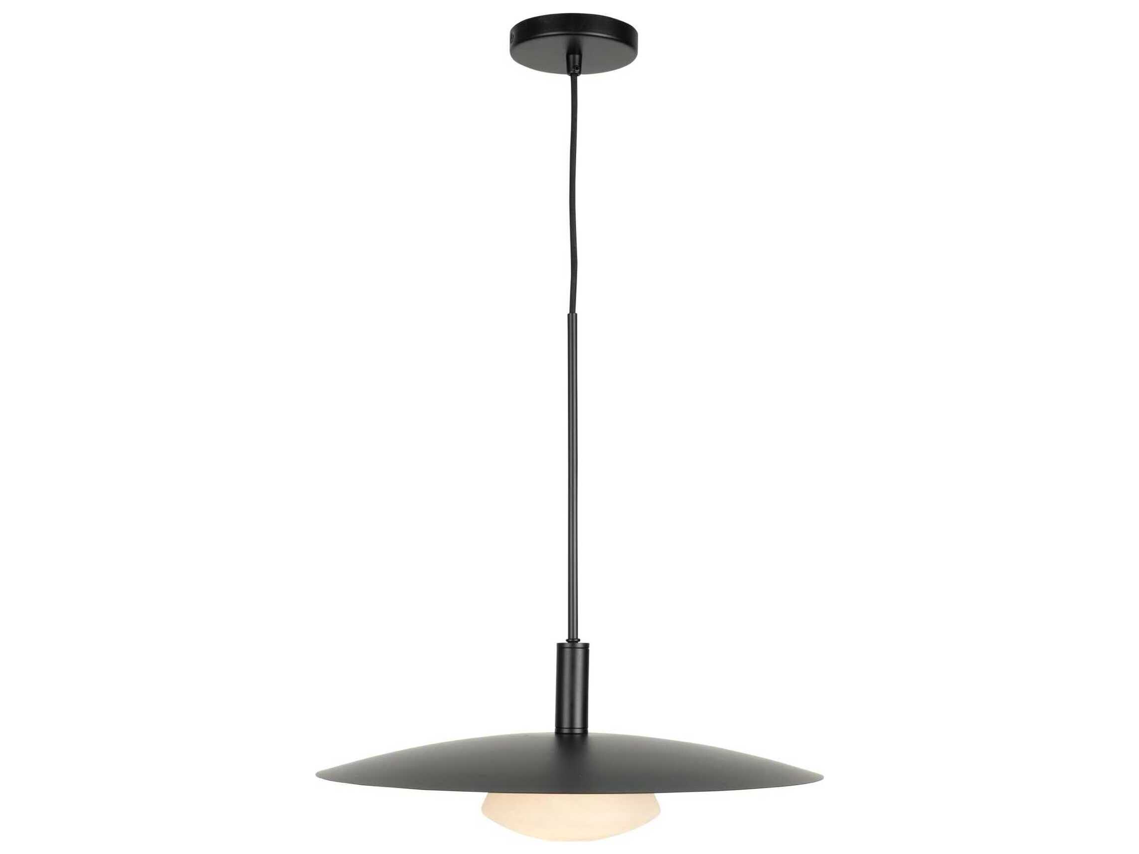 Artcraft Camila 1-Light Black Pendant