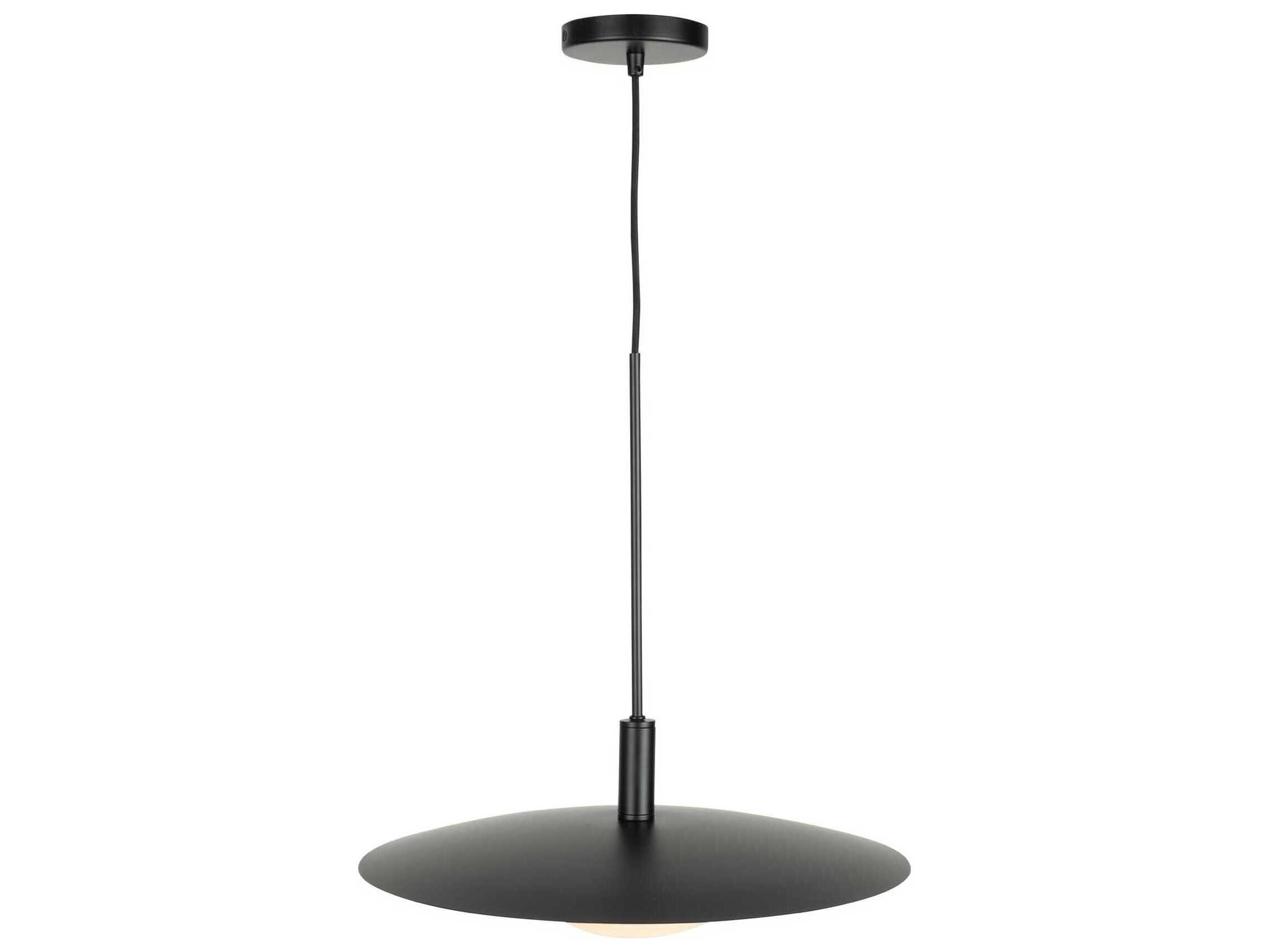 Artcraft Camila 1-Light Black Pendant