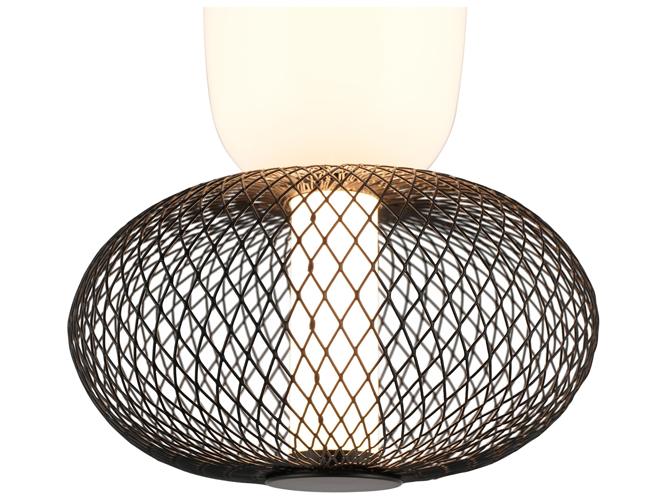 Artcraft Ace 1-Light Black Cylinder Globe Mini Pendant