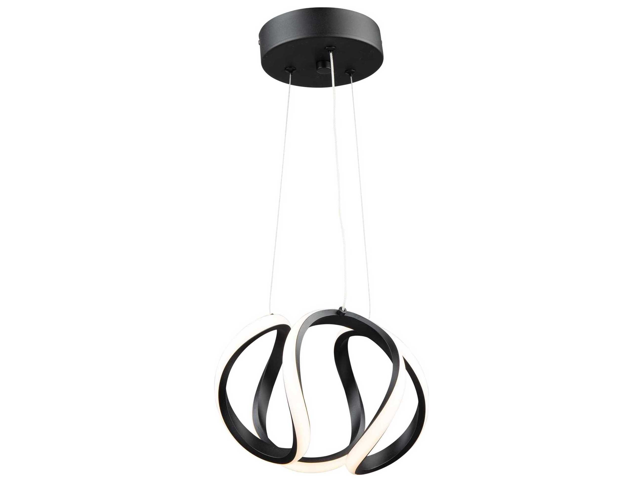 Artcraft Mira Black LED Mini Pendant