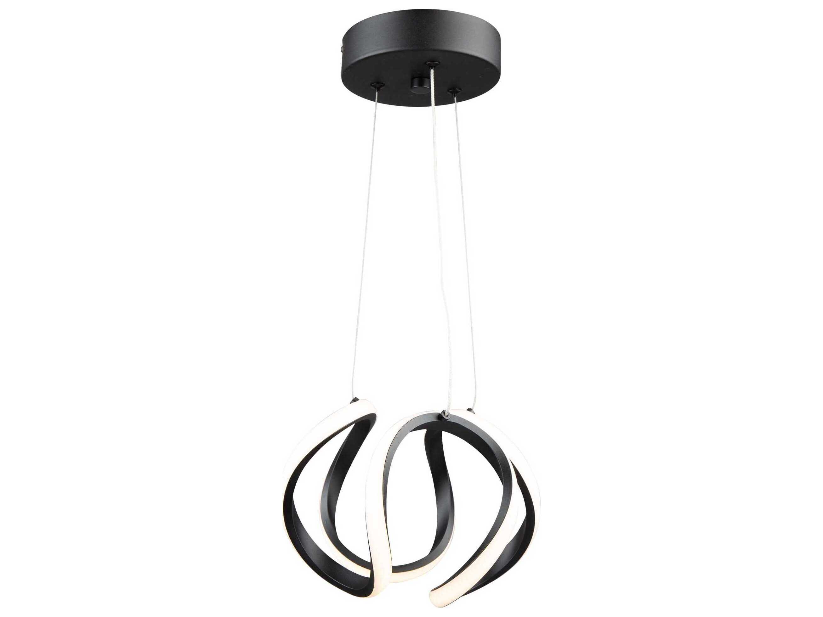 Artcraft Mira Black LED Mini Pendant